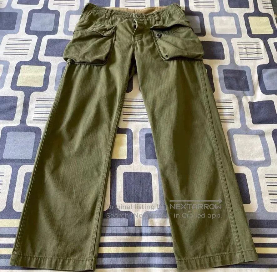 Runabout Goods Runabout P44 HBT Military Cargo Pants. Size US 30 / EU 46 - 3 Thumbnail