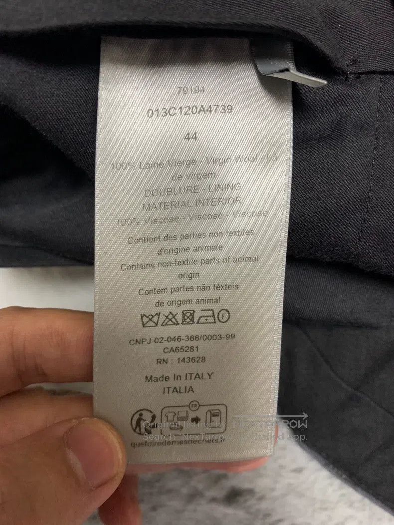 Dior Dior Grey basic dress pants Size US 28 / EU 44 - 4 Thumbnail