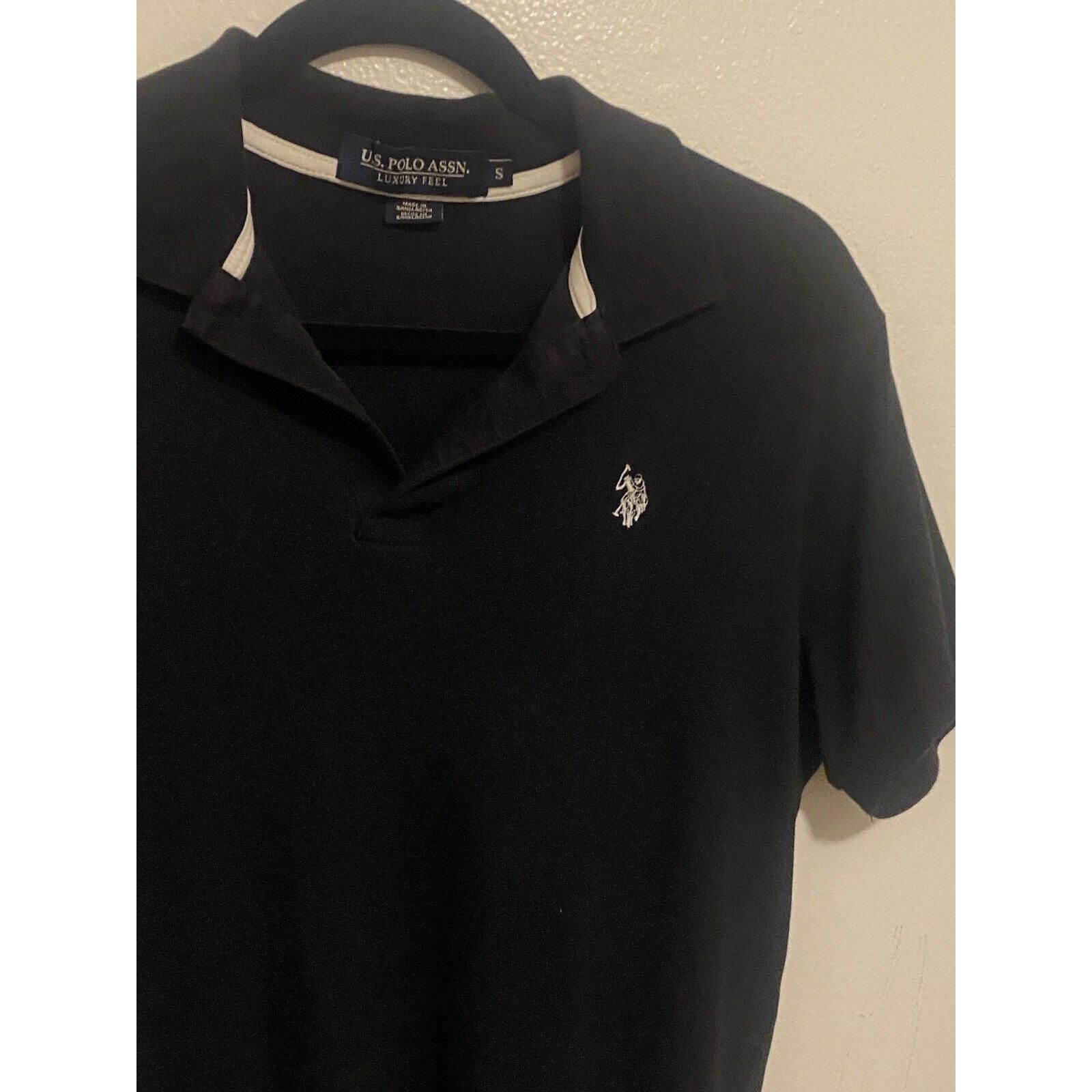& Other Stories US Polo Assn Black Short Sleeve Embroider Polo Shirt Size S Size US S / EU 44-46 / 1 - 6 Thumbnail