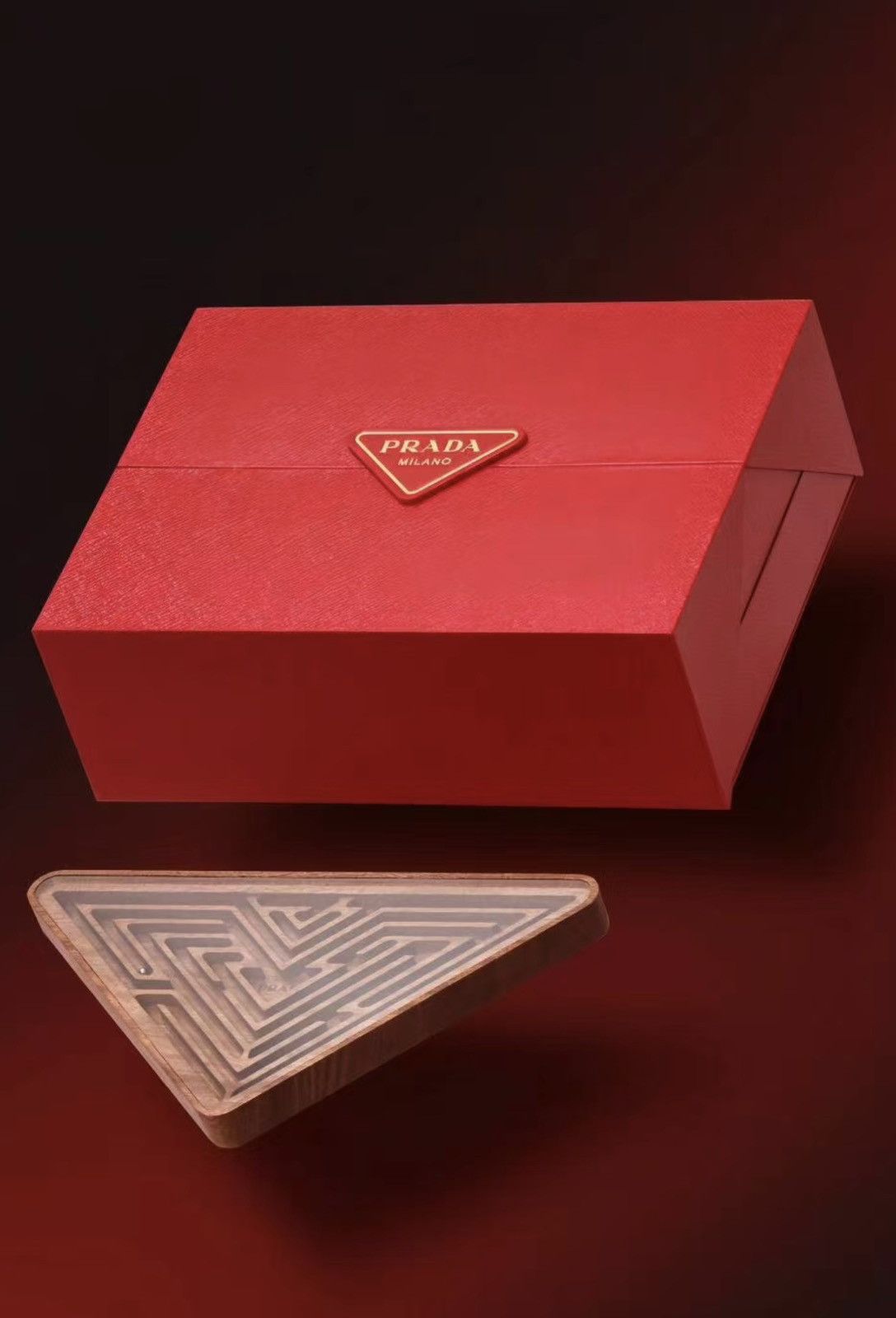 Prada 🔺Prada wooden maze game home decor with dragon red packets Size ONE SIZE - 11 Thumbnail