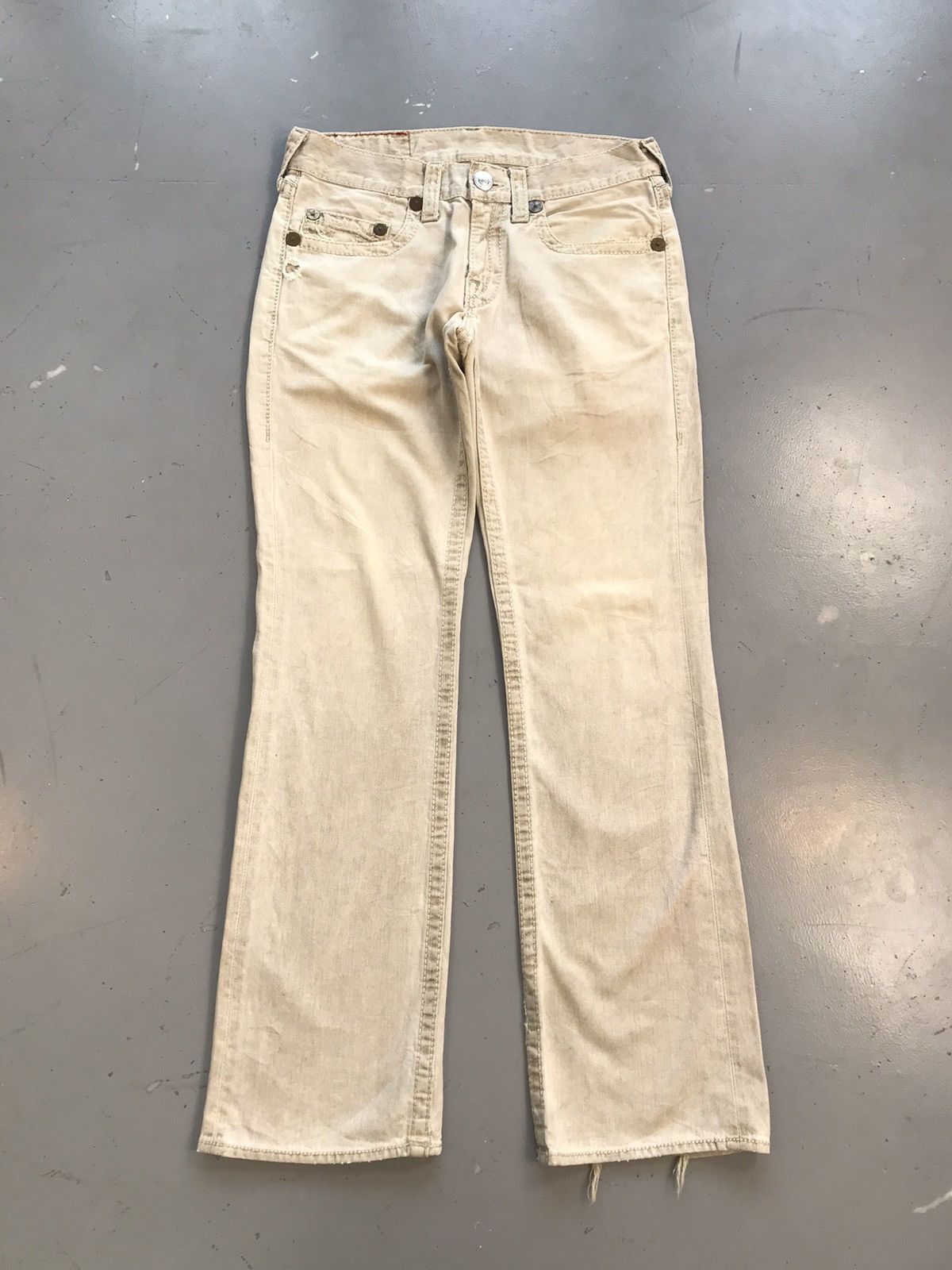True Religion × Vintage Vintage true religion distressed bootcut denim Size US 34 / EU 50 - 1 Thumbnail