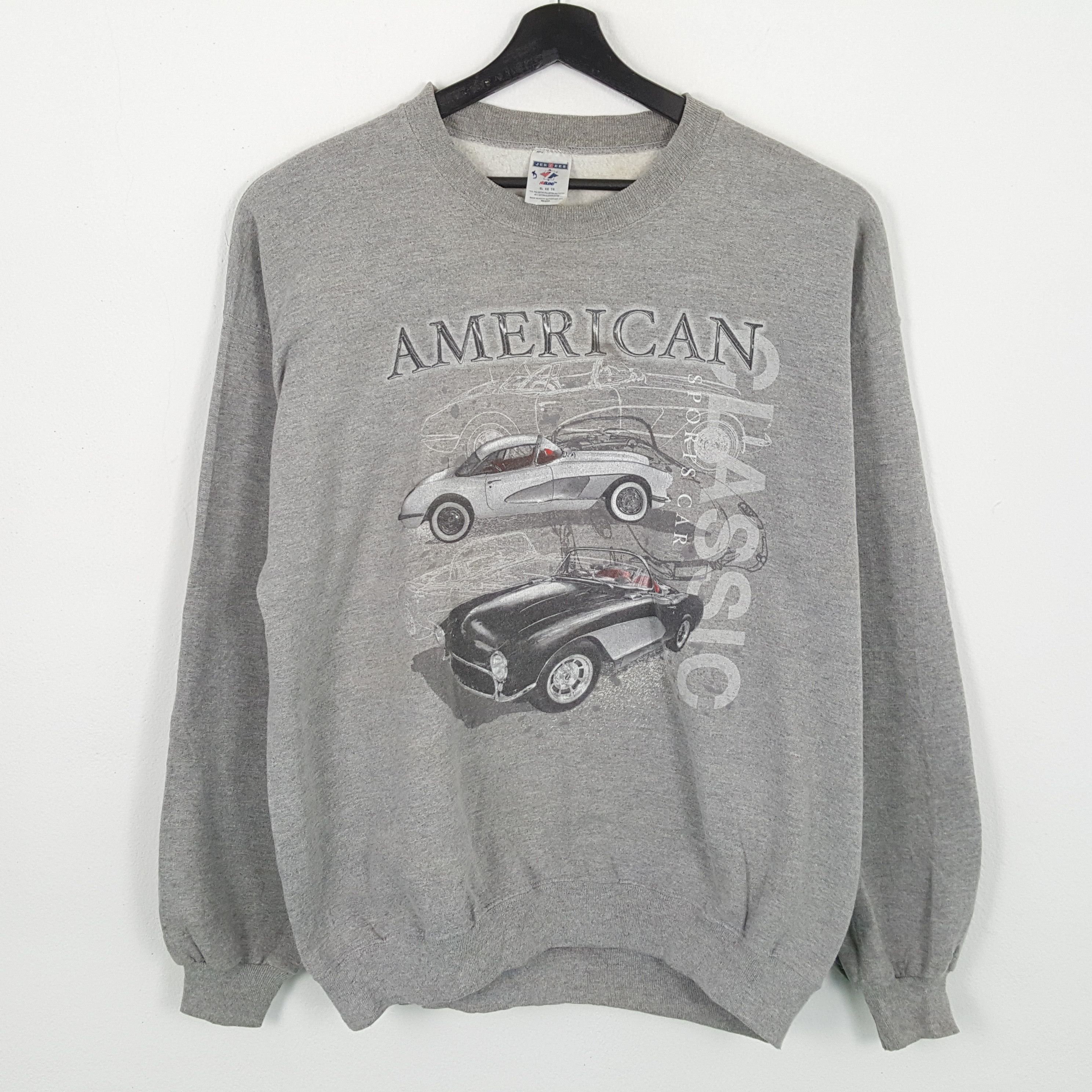 Vintage AMERICAN Classic SPORTS CAR Streetwear Style Sweatshirt Size US XL / EU 56 / 4 - 1 Thumbnail