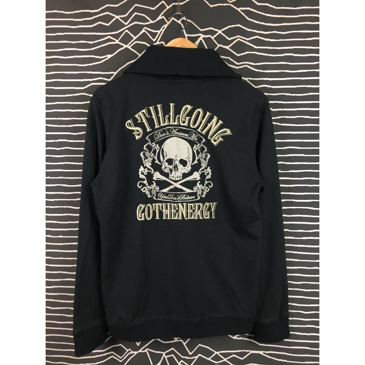 In The Attic × Japanese Brand × Seditionaries In The Attic Homme Skull Embroidered Shawl Collar Cardigan Size US M / EU 48-50 / 2 - 1 Thumbnail