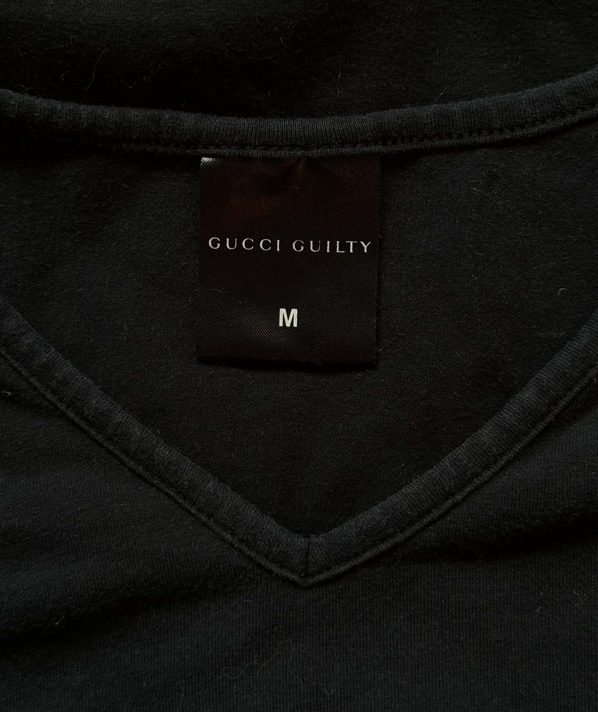 Designer × Gucci × Vintage Gucci guilty parfume line big logo longsleeve Size M / US 6-8 / IT 42-44 - 3 Thumbnail