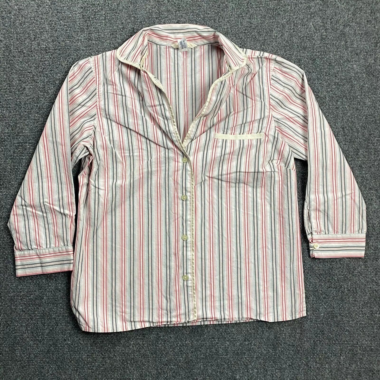 Other × Vintage Gap Body Pajama Top Women's Small Striped Button Up Vintage Size S / US 4 / IT 40 - 1 Thumbnail