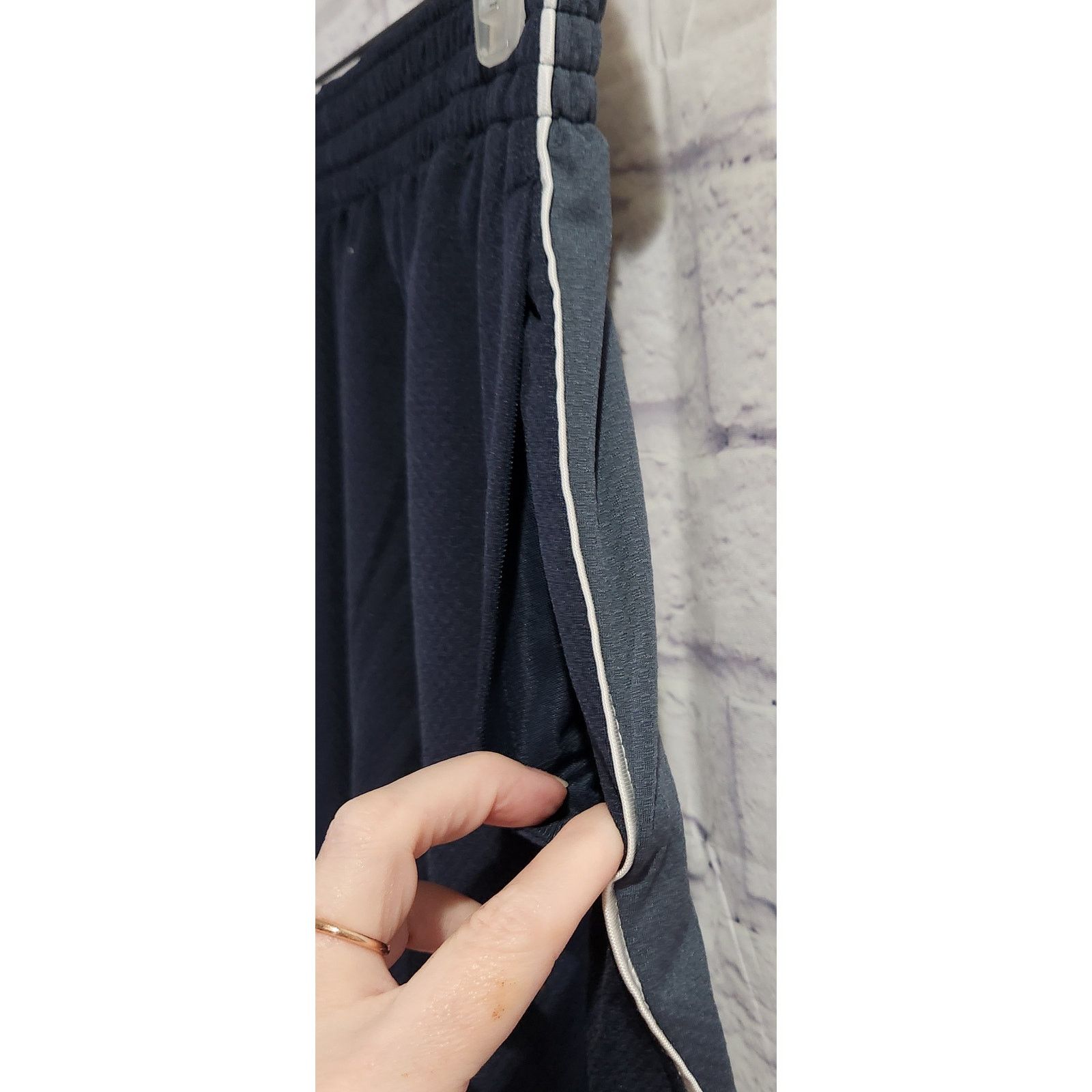 Champion Champion Blue Gray White Stripe Athletic Shorts Large Size US 30 / EU 46 - 2 Thumbnail