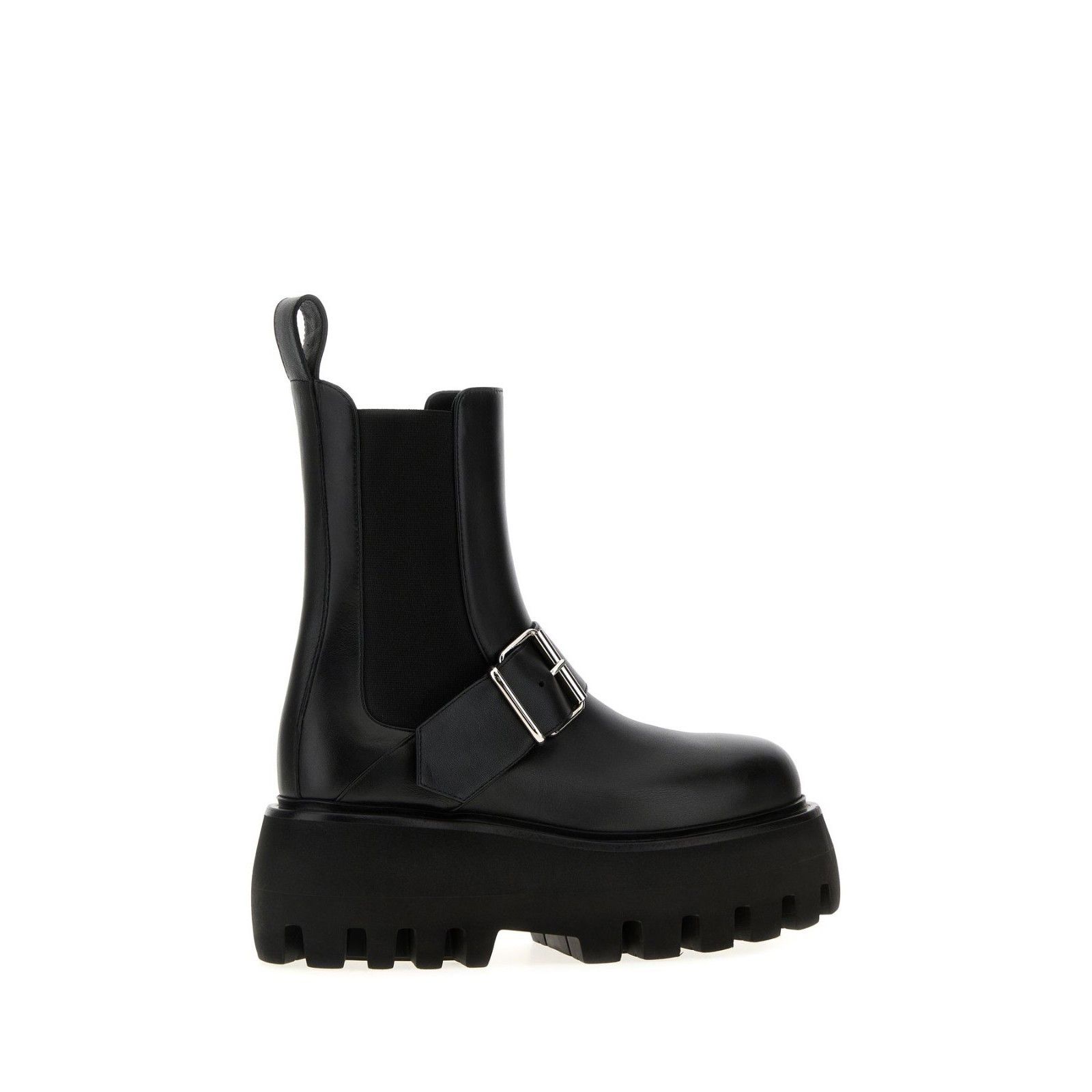 Alexander McQueen ALEXANDER MCQUEEN Sofa Black Leather Ankle Boots New & Authe Size US 9 / IT 39 - 2 Thumbnail