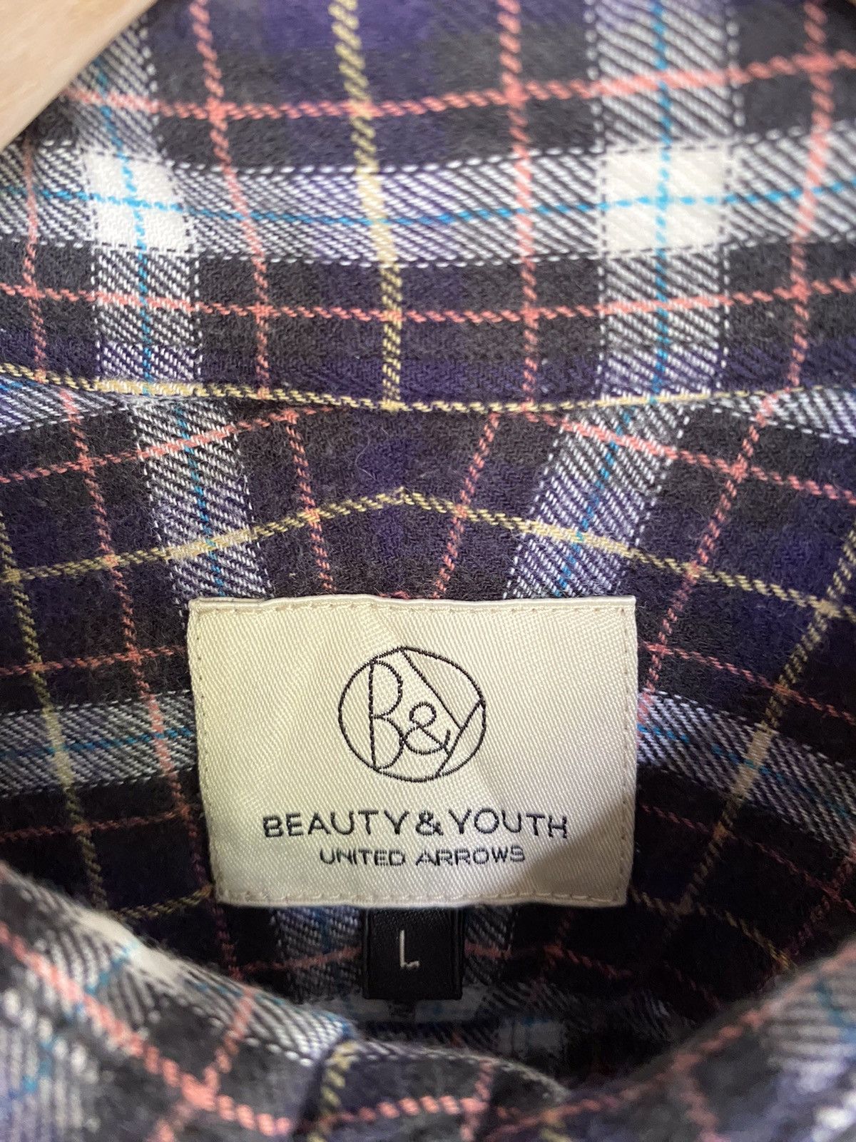 United Arrows Japanese Brand Beauty & Youth United Arrow Flannel Shirt Size US S / EU 44-46 / 1 - 4 Thumbnail