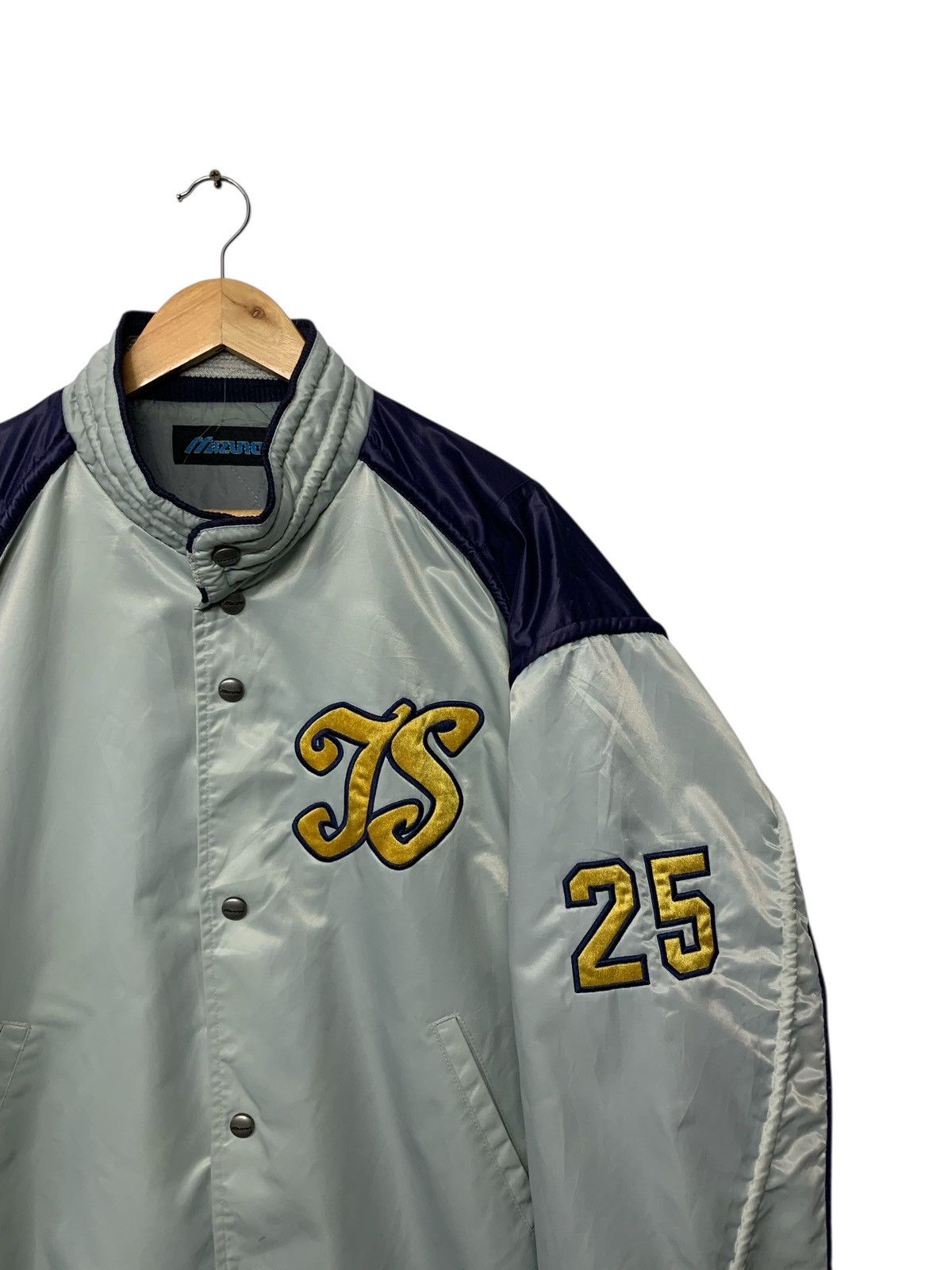 Mizuno Vintage 90's Mizuno JS "25" Button Ups Baseball Jacket Size US XL / EU 56 / 4 - 5 Thumbnail