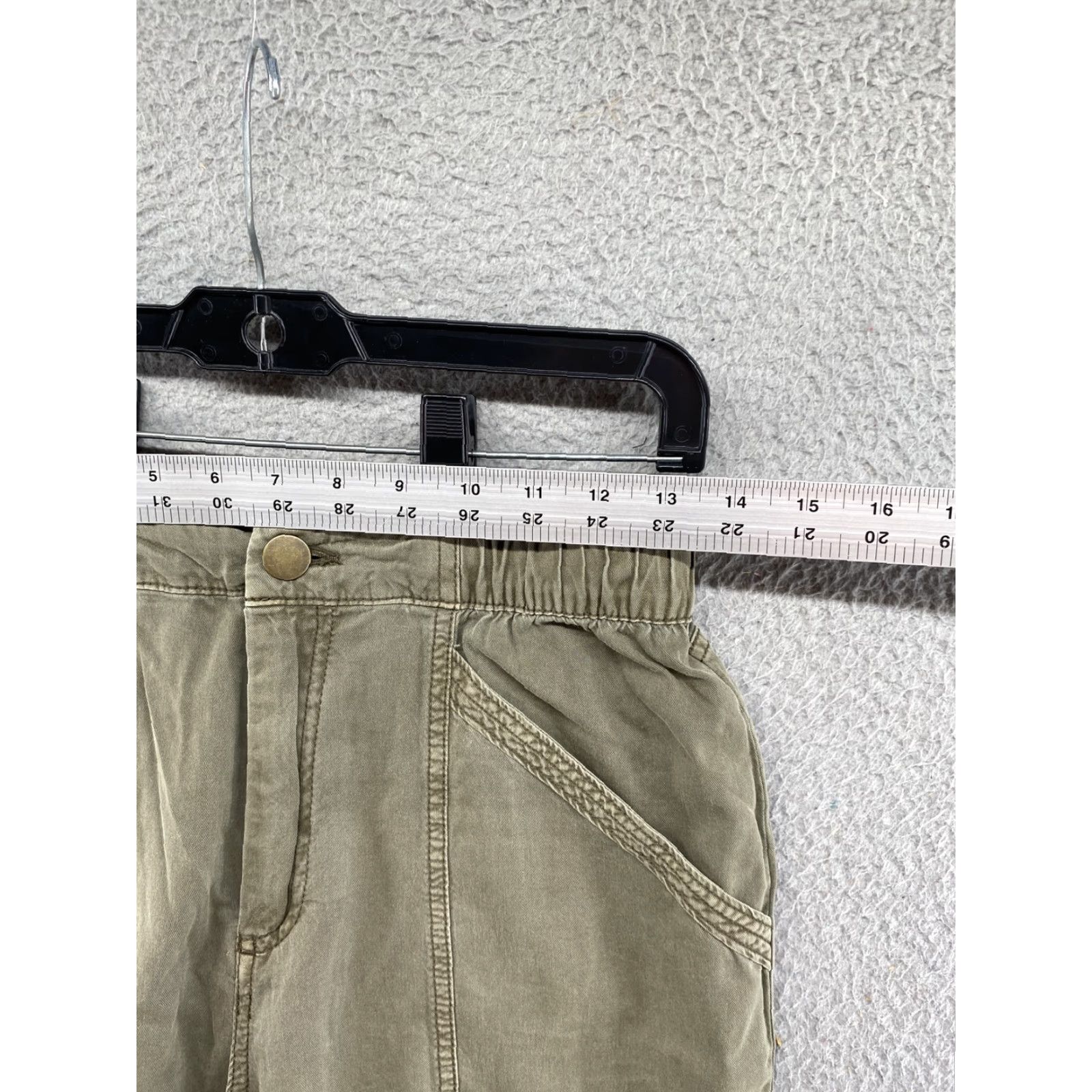 Old Navy Old Navy Pants Tall Small Green Cotton Rayon Elastic Waist Chino Casual Women's Tapered 2PILnA Size 28" / US 6 / IT 42 - 6 Thumbnail