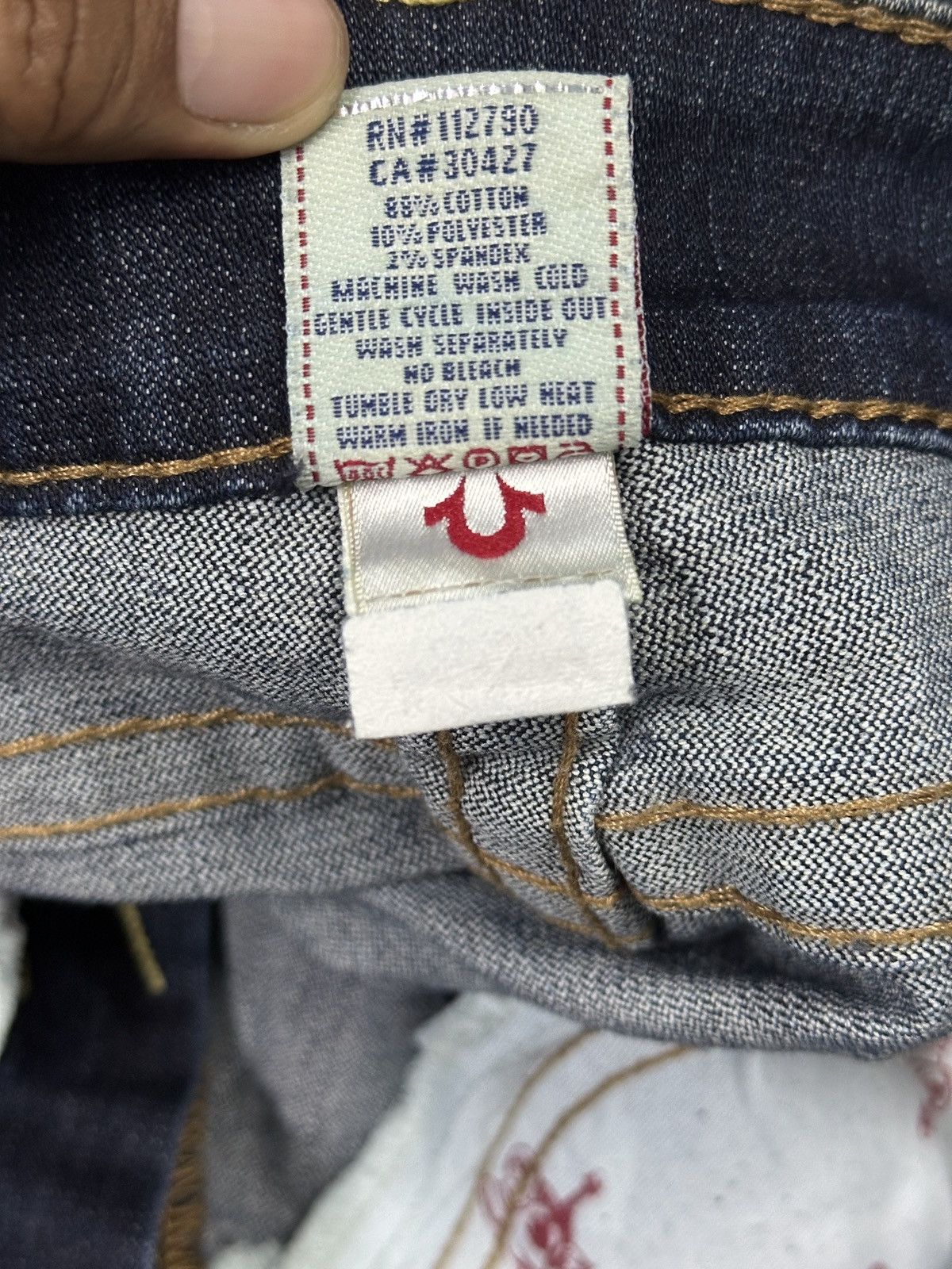 Japanese Brand FLARE 💥 True Religion BootCut Flare 💥 Size 31" - 6 Thumbnail