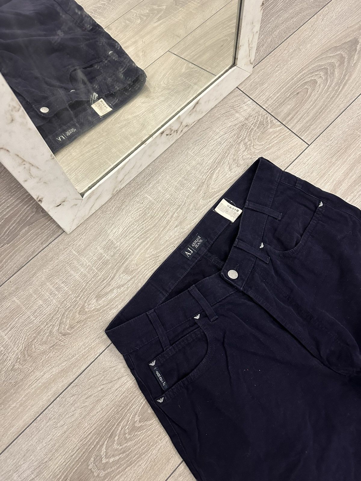 Armani Armani Vintage Velvet Corduroy Blue Pants Size US 34 / EU 50 - 5 Thumbnail