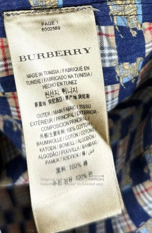 Other Burberry Women's Cotton Navy Shirt. Size XXS / US 00 / IT 34 - 5 Thumbnail