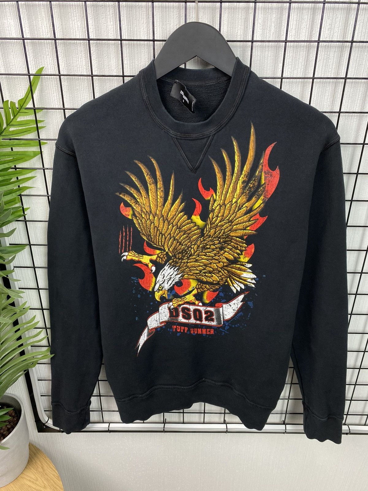 Dsquared2 Dsquared2 Big Logo Eagle Sweatshirt Luxury Men Black S size Size US S / EU 44-46 / 1 - 1 Thumbnail