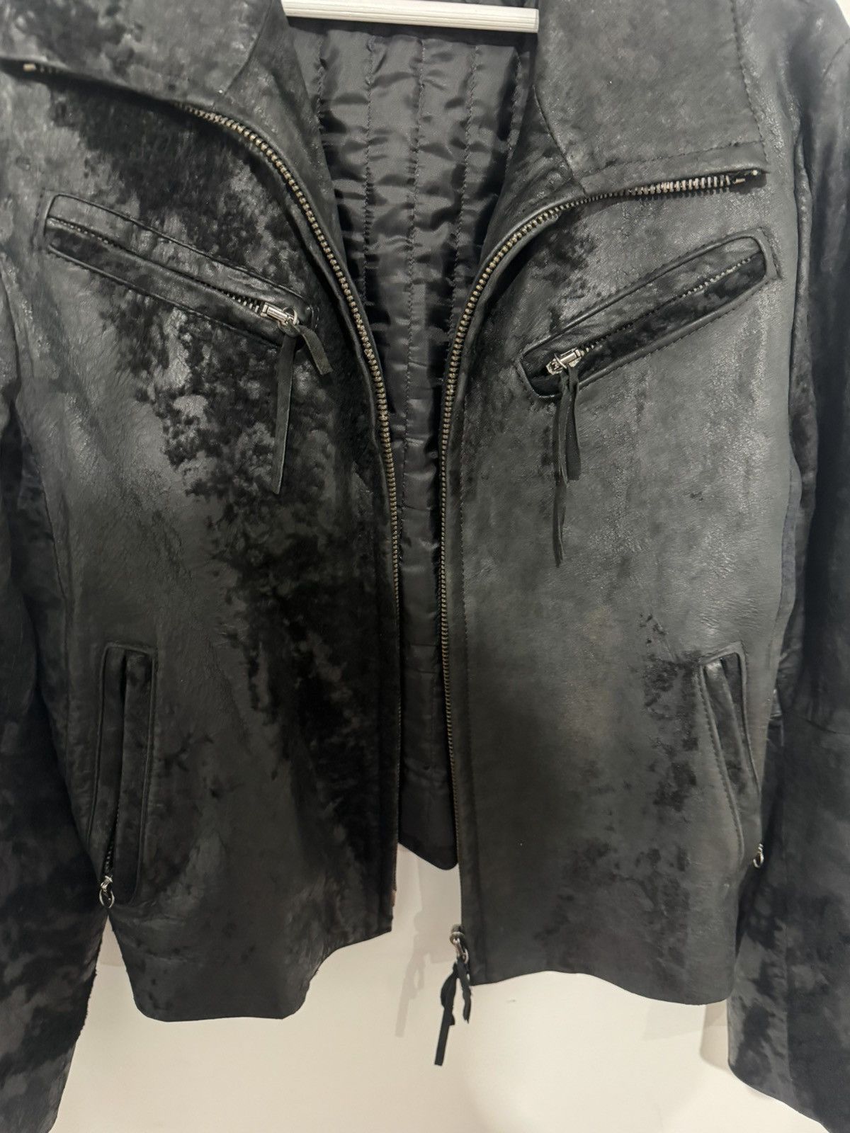 Ann Demeulemeester Ann Demeulemeester 02AW Raw Sheepskin Leather Jacket Size US M / EU 48-50 / 2 - 6 Thumbnail