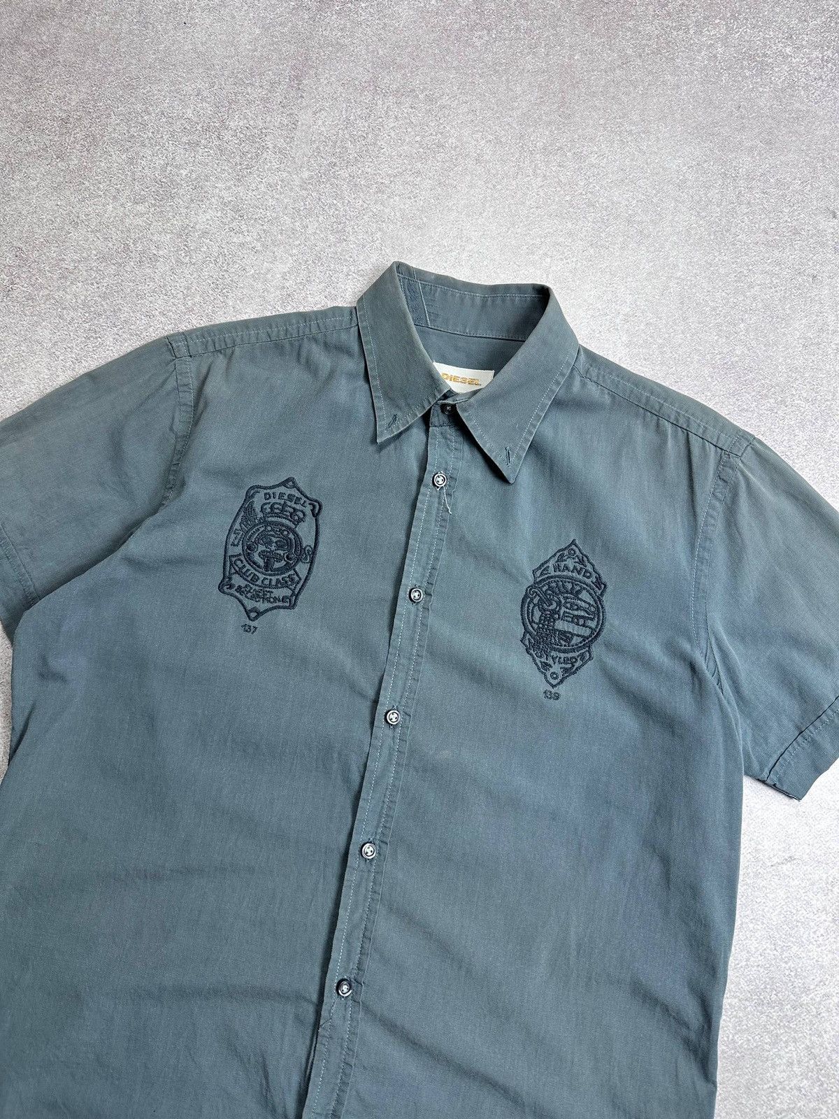Diesel Vintage Diesel Highest Grades Grunge Y2K Shirt l Size US L / EU 52-54 / 3 - 5 Thumbnail