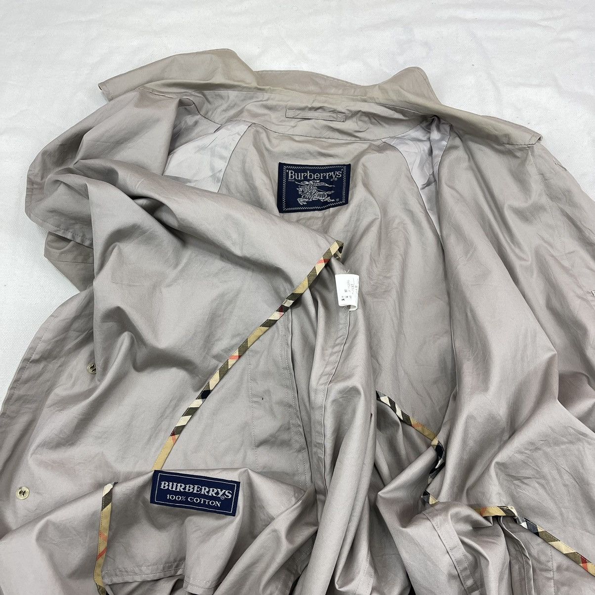 Burberry Prorsum 90s Vintage BURBERRYS PRORSUM Trench Coat #1941/11 Size US L / EU 52-54 / 3 - 8 Thumbnail