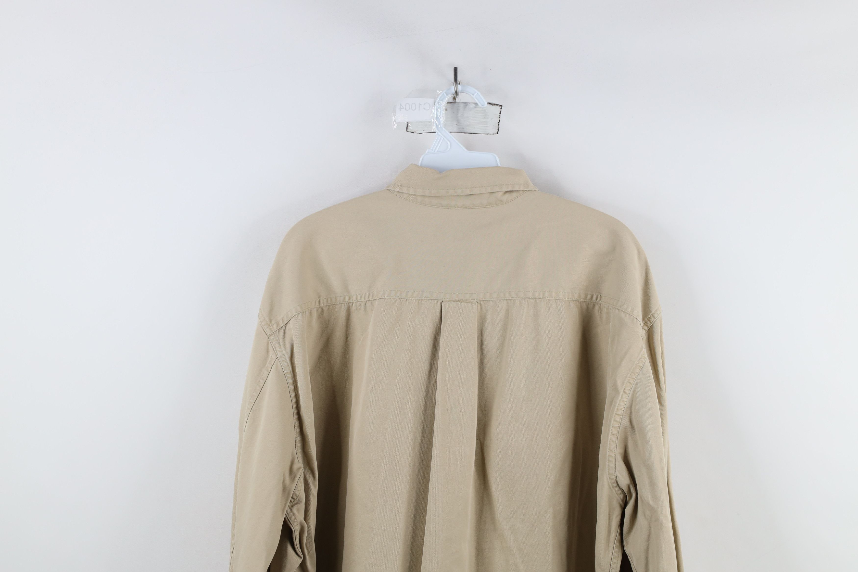 Banana Republic × Vintage Vintage 90s Banana Republic Heavy Cotton Button Down Shirt Size US L / EU 52-54 / 3 - 11 Thumbnail