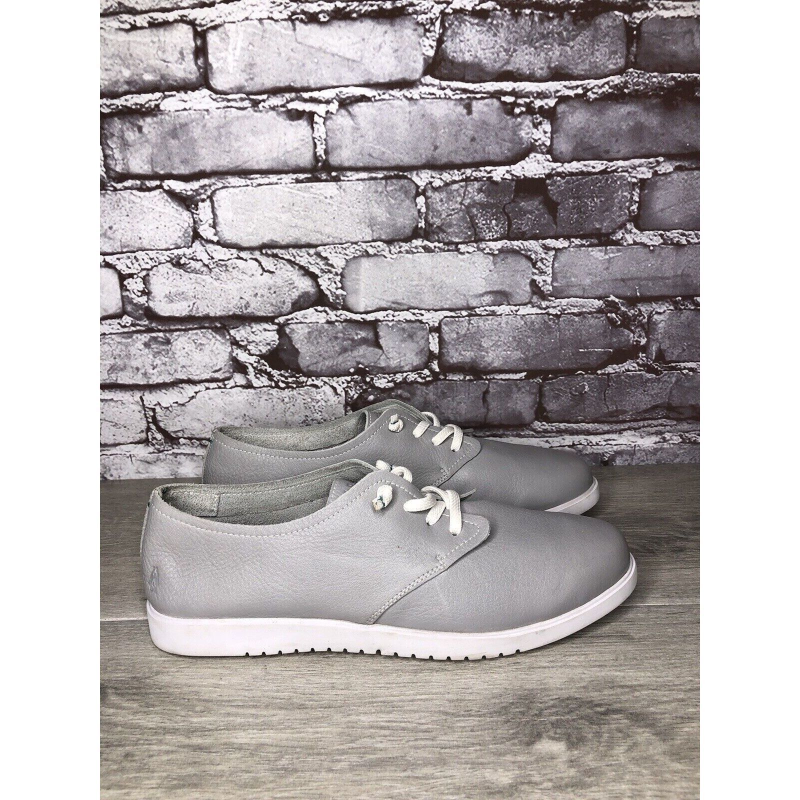 Hush Puppies Hush Puppies Bounce Plus Gray Leather Lightweight Sneakers W Size US 12 / IT 42 - 3 Thumbnail