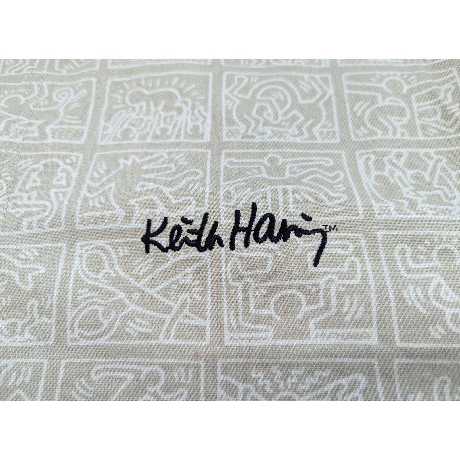 H&M H&M Keith Haring Twill Shacket Jacket Mens XL Beige Size US XL / EU 56 / 4 - 2 Thumbnail