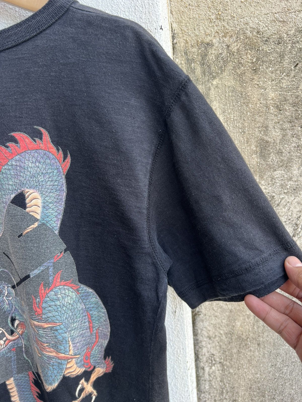 Beauty Beast × Hysteric Glamour × Japanese Brand Vintage Eastern Art Motifs Tiger and Dragon Big Print Tee Size US M / EU 48-50 / 2 - 12 Thumbnail