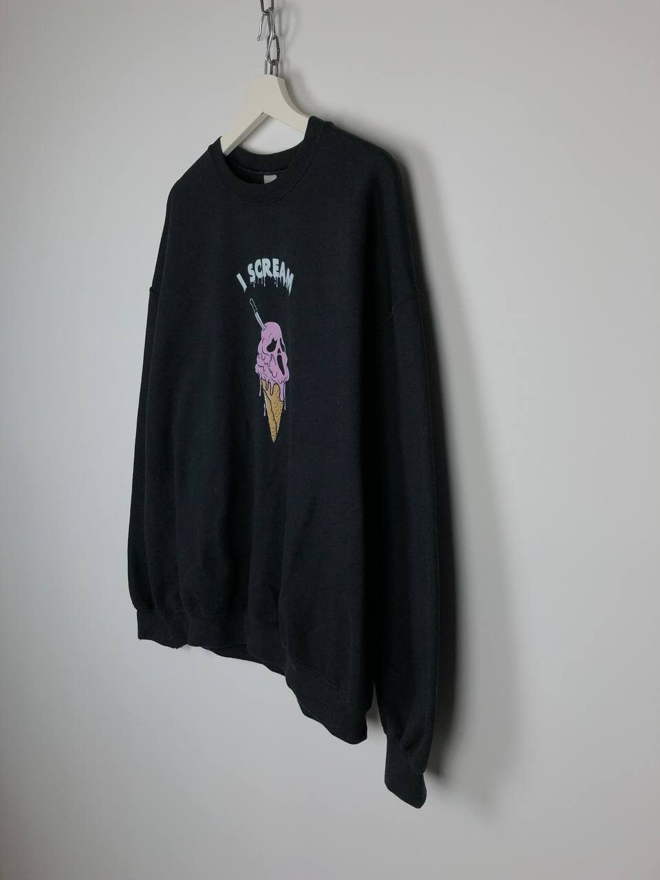 Gildan I SCREAM VINTAGE GILDAN SWEATSHIRT MERCH BLACK SIZE XL Size US XL / EU 56 / 4 - 6 Thumbnail