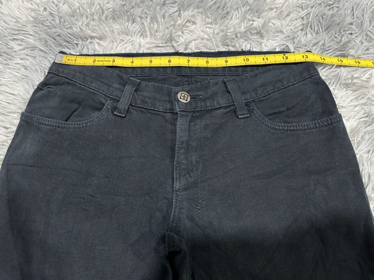 Ksubi 🔥Y2K Ksubi Super Skinny Zip Black Denim Size US 27 - 15 Thumbnail