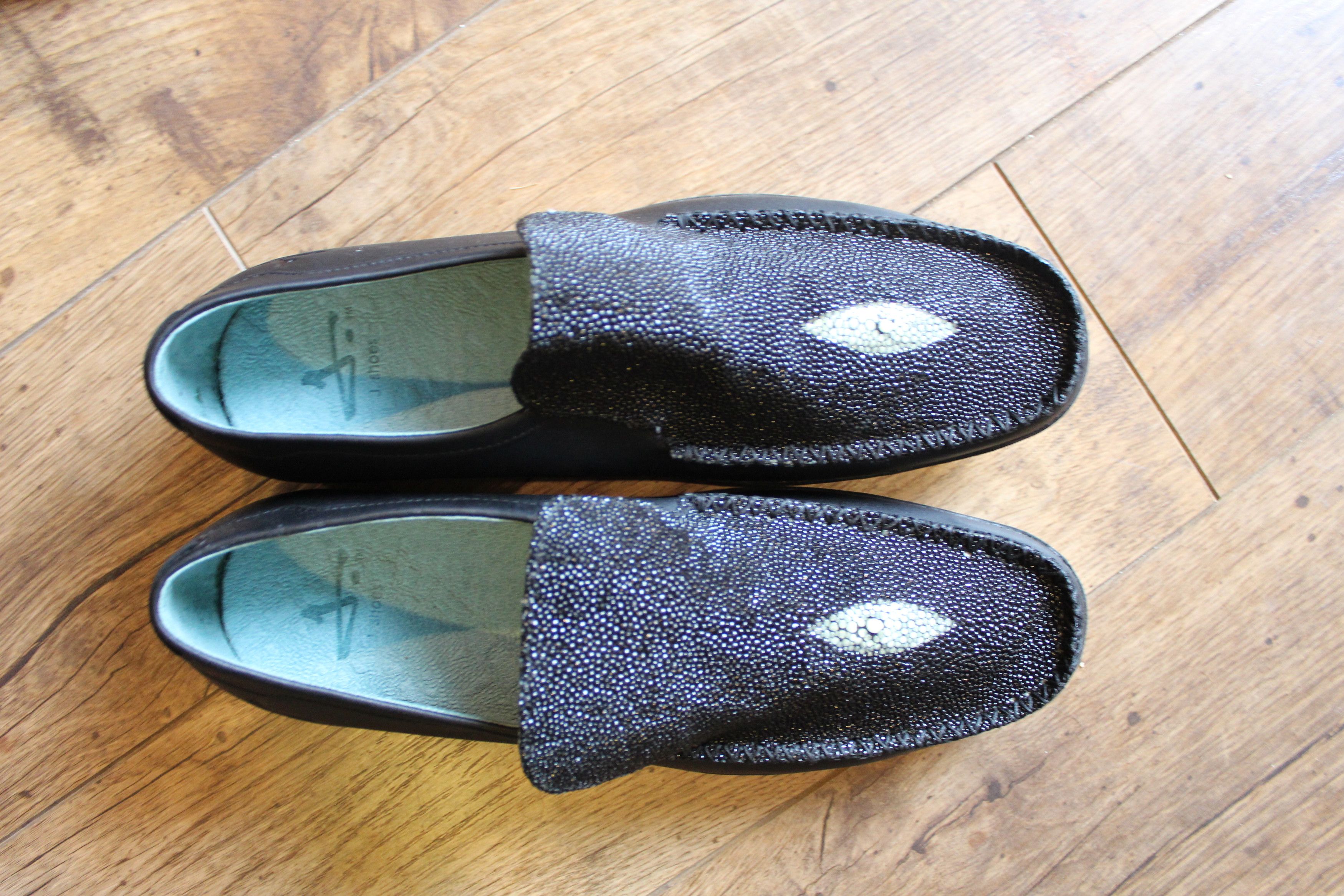 J Shoes J SHOES Regent #6866 – Rare Stingray Loafer Size US 11 / EU 44 - 1 Thumbnail