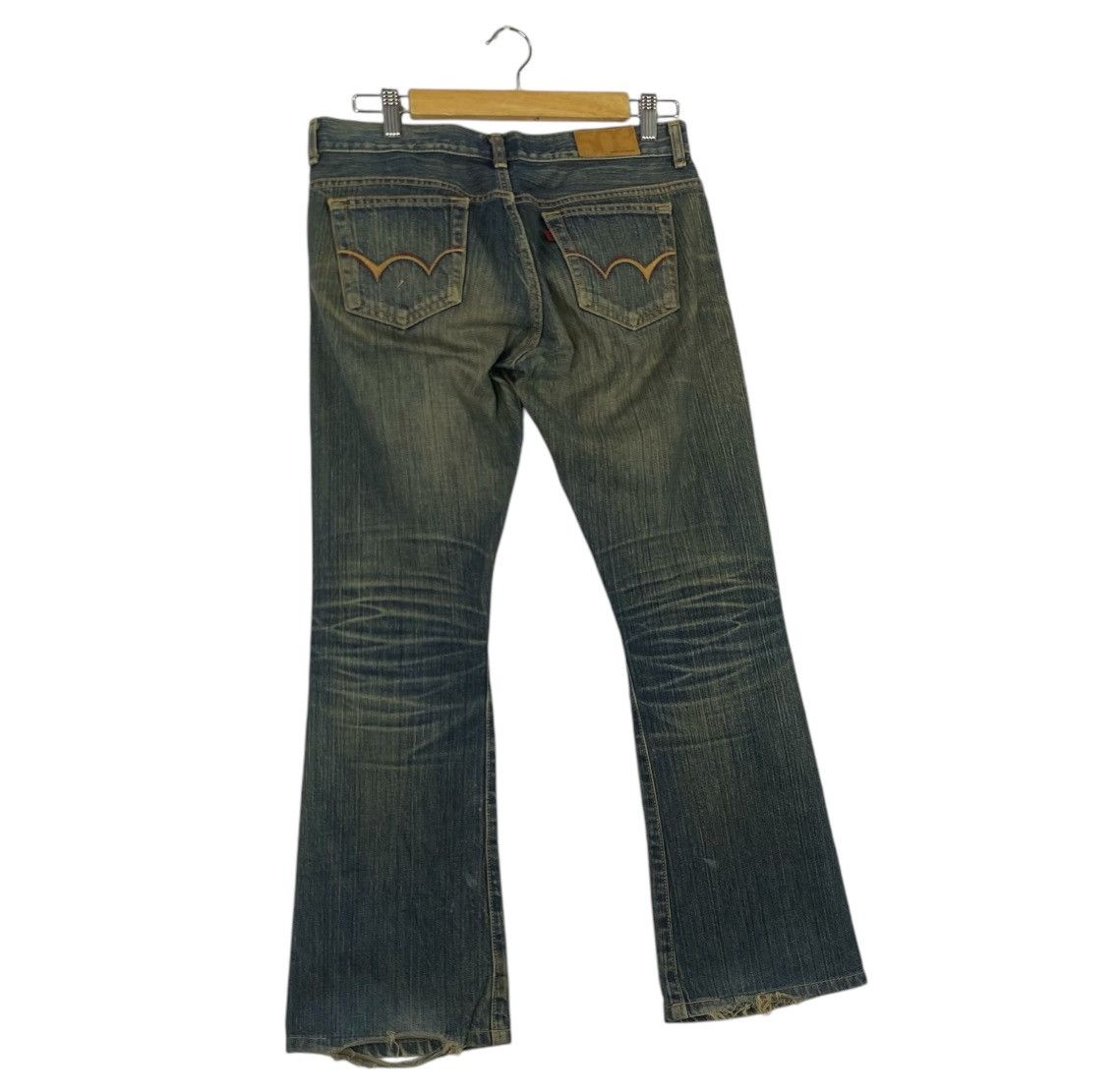 Designer × Edwin × Vintage Vintage Edwin 503 SD Super Flare Denim Inspired Tornado Mart Size 32" / US 10 / IT 46 - 6 Thumbnail