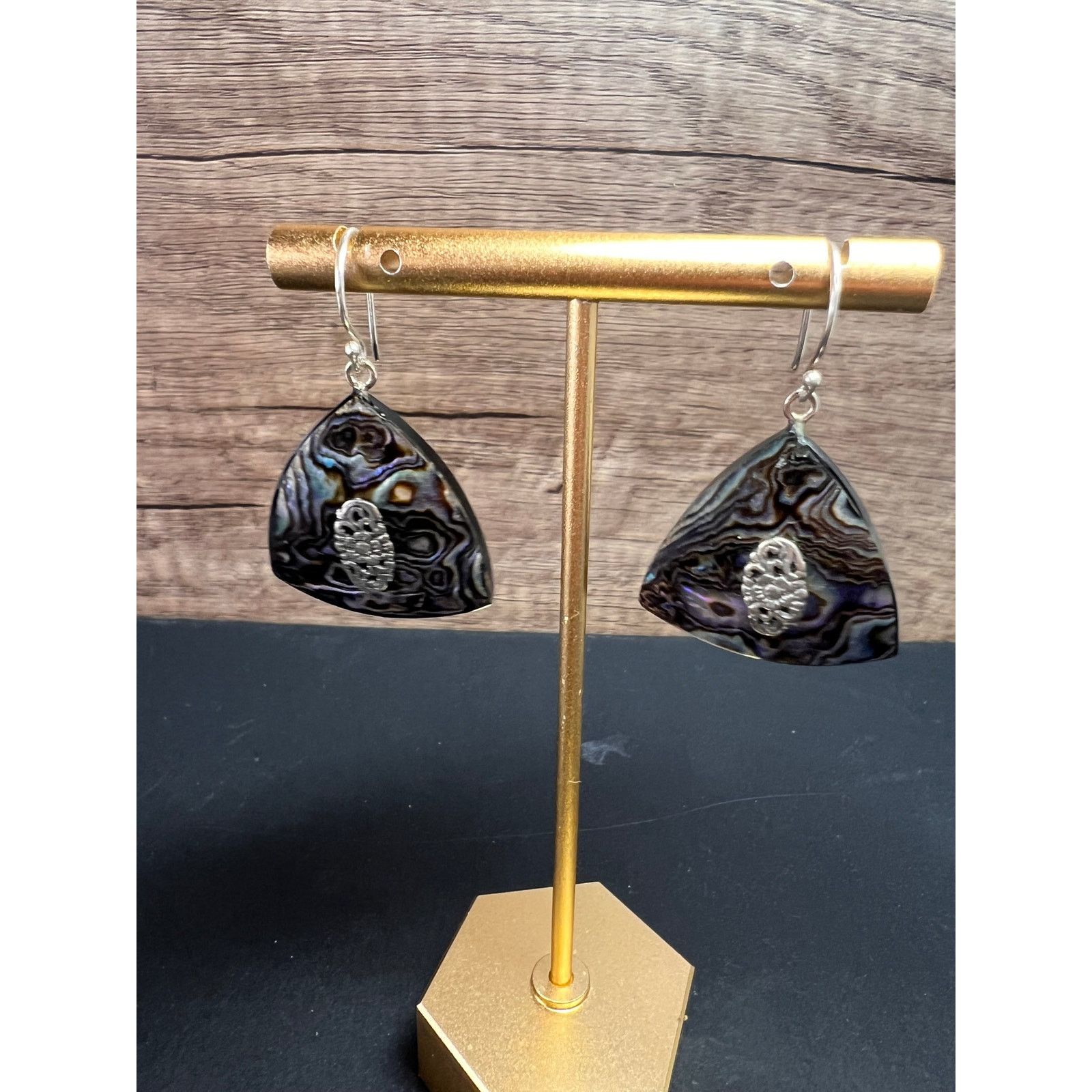 Other NEW Abalone shell sterling silver dangle earrings Size ONE SIZE - 2 Thumbnail