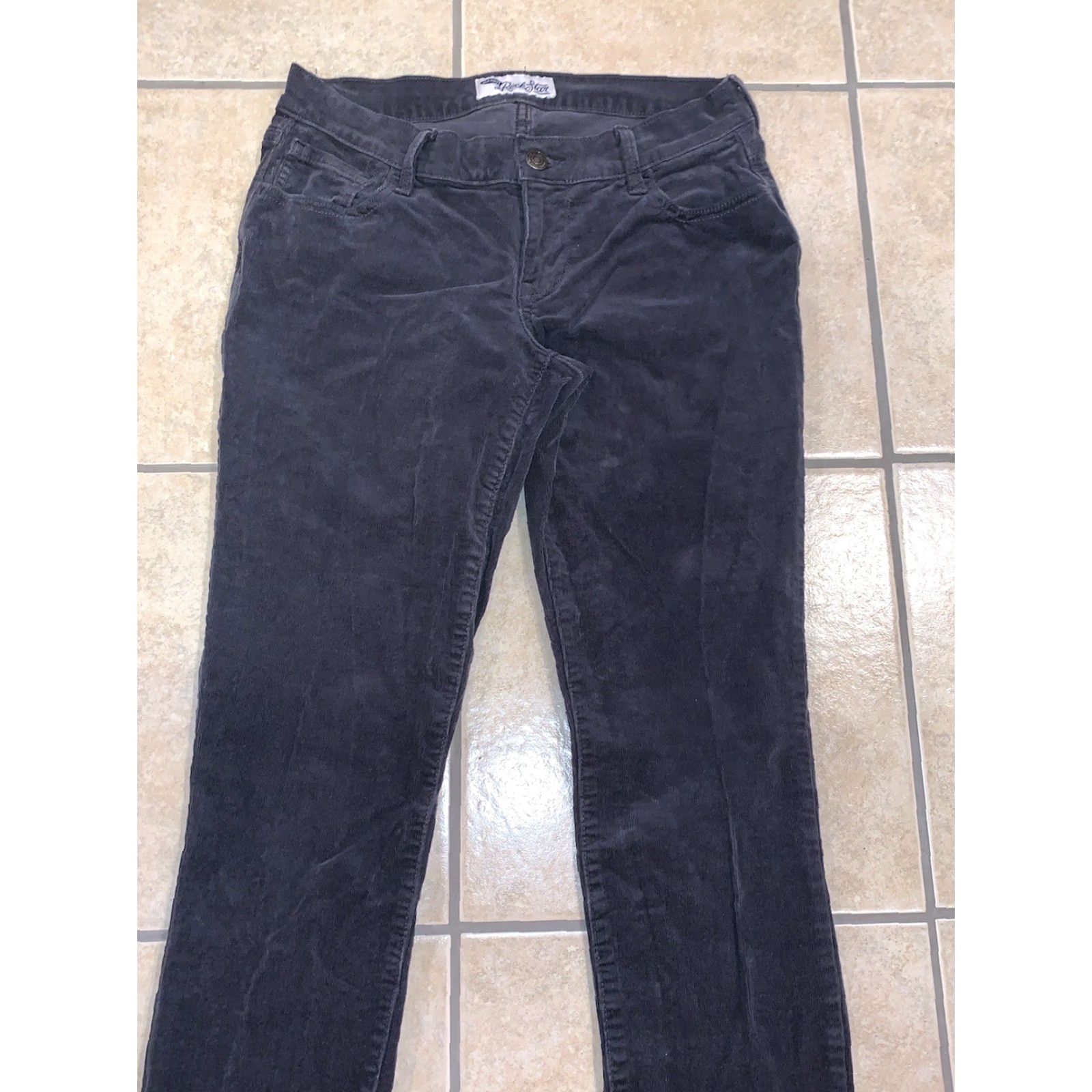 Old Navy VINTAGE Old Navy Women's 6 Gray Skinny Corduroy Pants Pants Ladies Regular 28x29 Gray Corduroy Slimming Pockets Flat Front 6 28in 29in Womens Size 28" / US 6 / IT 42 - 3 Thumbnail