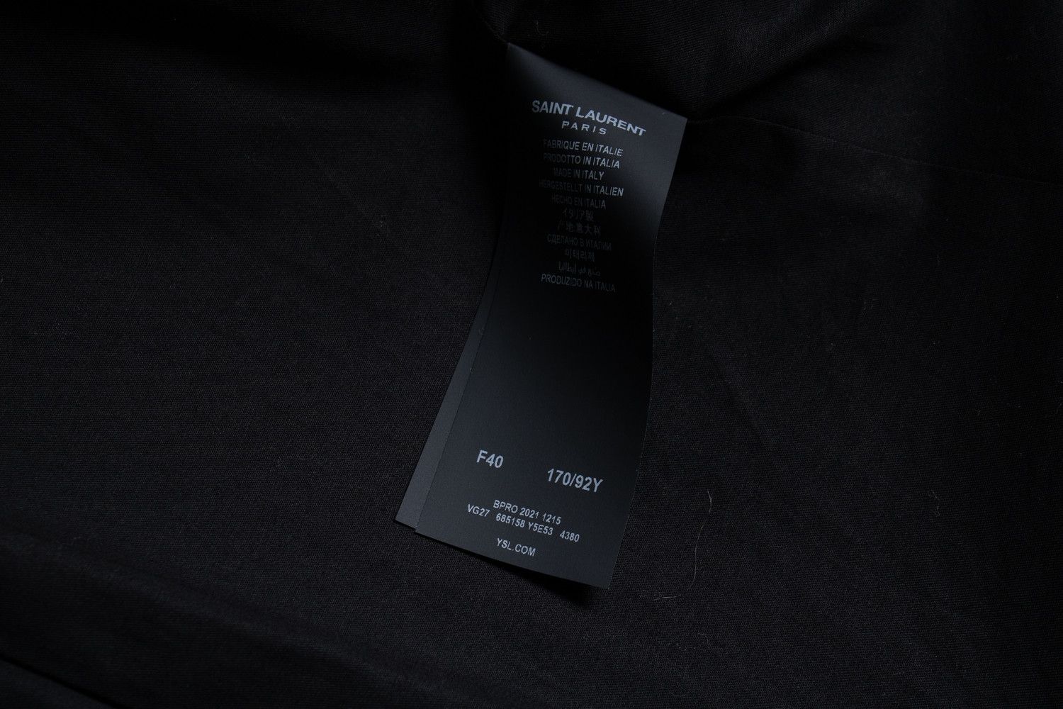 Saint Laurent Paris Saint Laurent, single breasted denim blazer Size M / US 6-8 / IT 42-44 - 8 Thumbnail