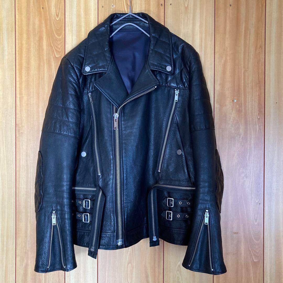 Undercover Undercover AW13 Double Zip Leather Rider Jacket