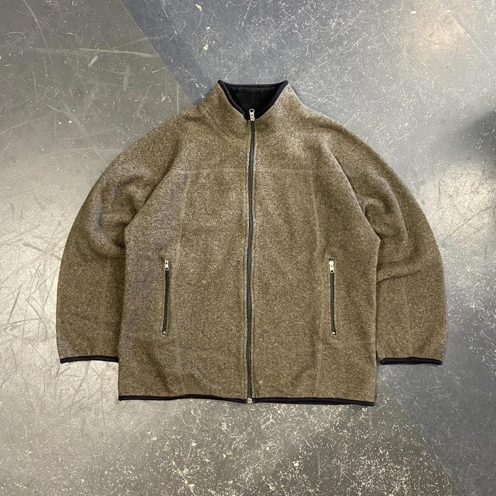Vintage 90s Brown Zip Up Fleece Size US XL / EU 56 / 4 - 1 Thumbnail