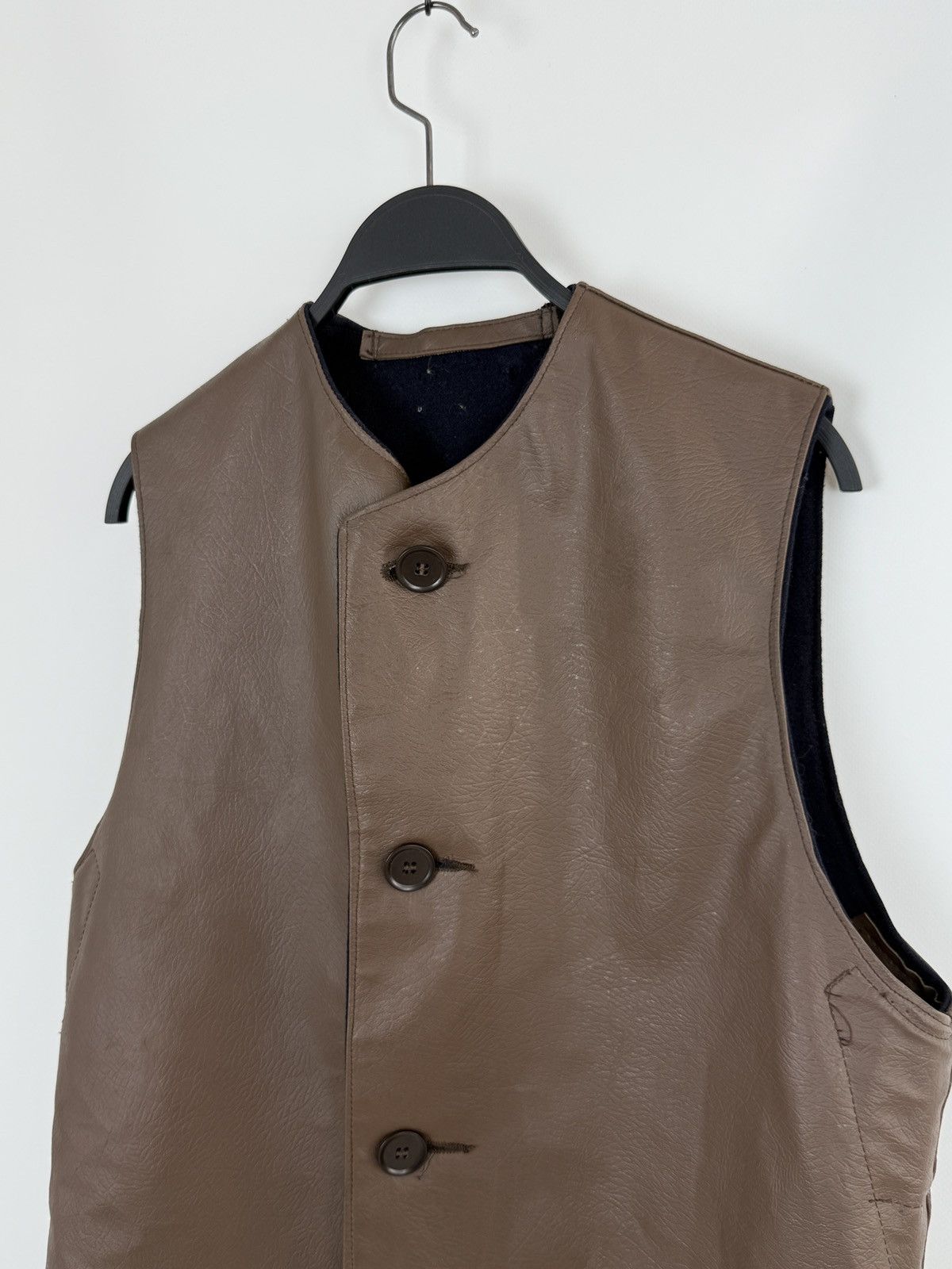 Vintage 60s 70s Vintage Jeltek Scotland PVC Jerkin Vest Size US S / EU 44-46 / 1 - 2 Thumbnail