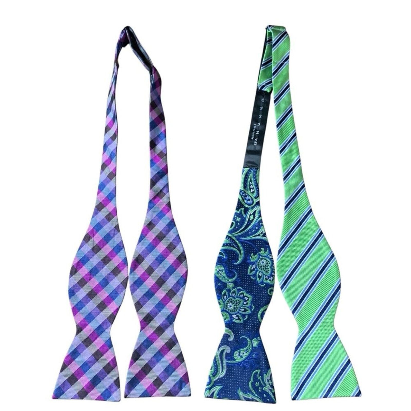 The Tie Bar Lot of 2 The Tie Bar Silk Bow Ties Men's Stain Resistant Size ONE SIZE - 3 Thumbnail