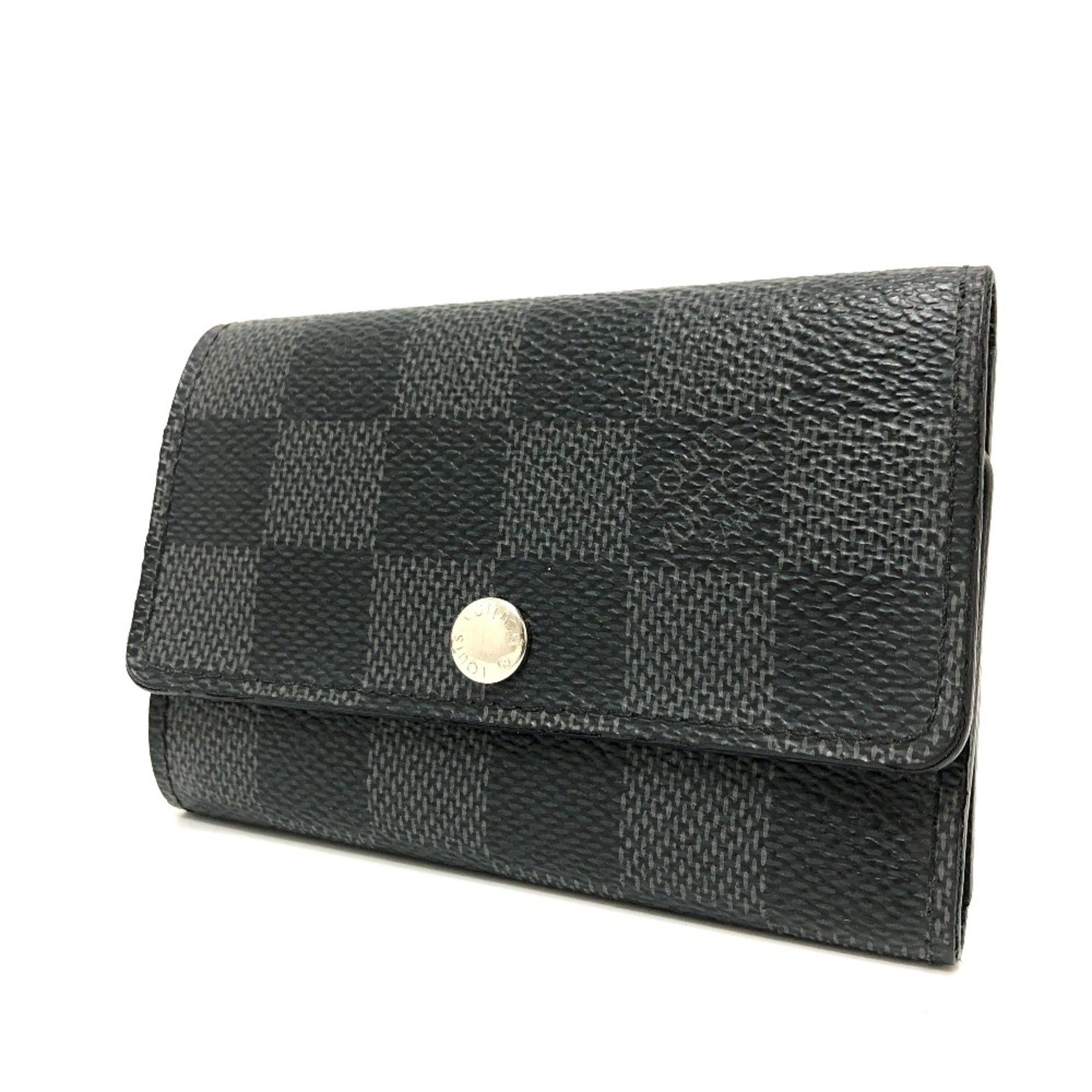 Louis Vuitton Louis Vuitton N62662 Damier Graphite 6 key case Key Case Black SilverHardware Size ONE SIZE - 1 Thumbnail