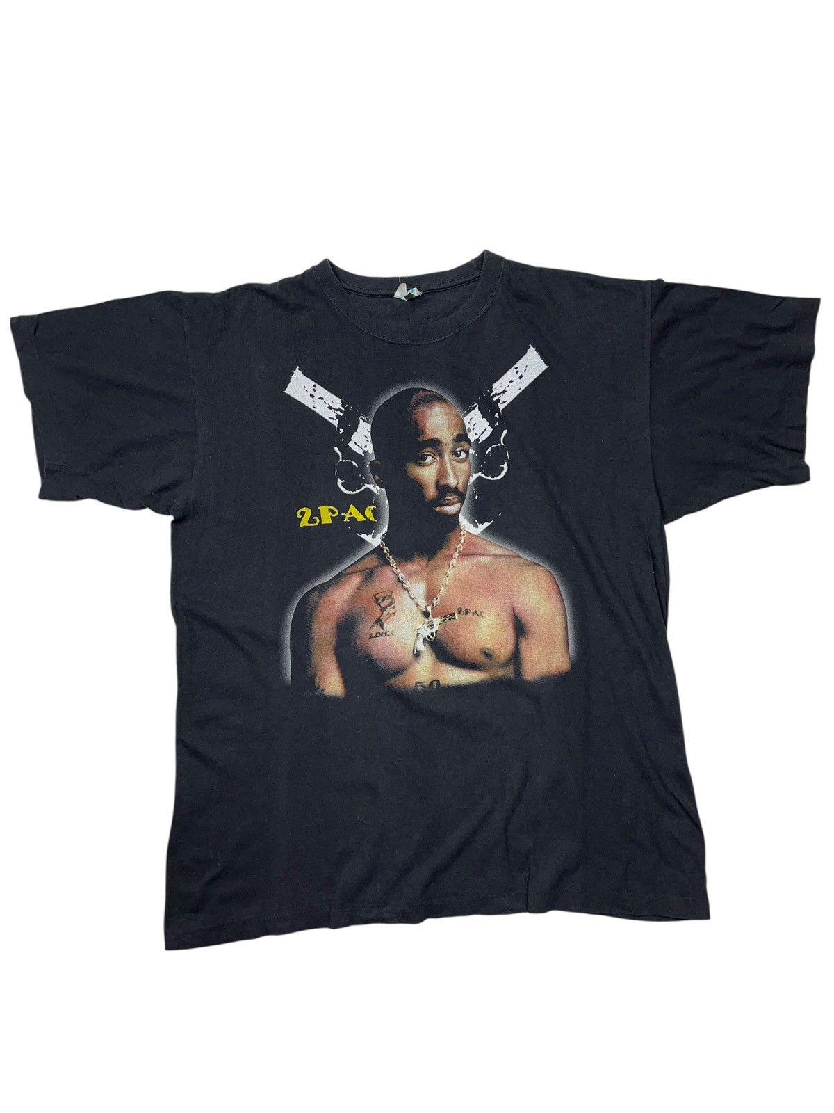 Rap Tees Vintage 90s 2Pac Bootleg Rap Tee Single Stitch Snoop Dogg Size US XL / EU 56 / 4 - 1 Thumbnail