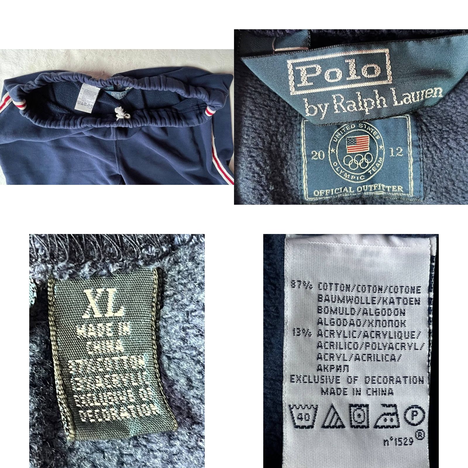 Polo Ralph Lauren Polo Ralph Lauren Sweatpants USA 2012 XL Blue Men Shirt? Size US XL / EU 56 / 4 - 8 Thumbnail