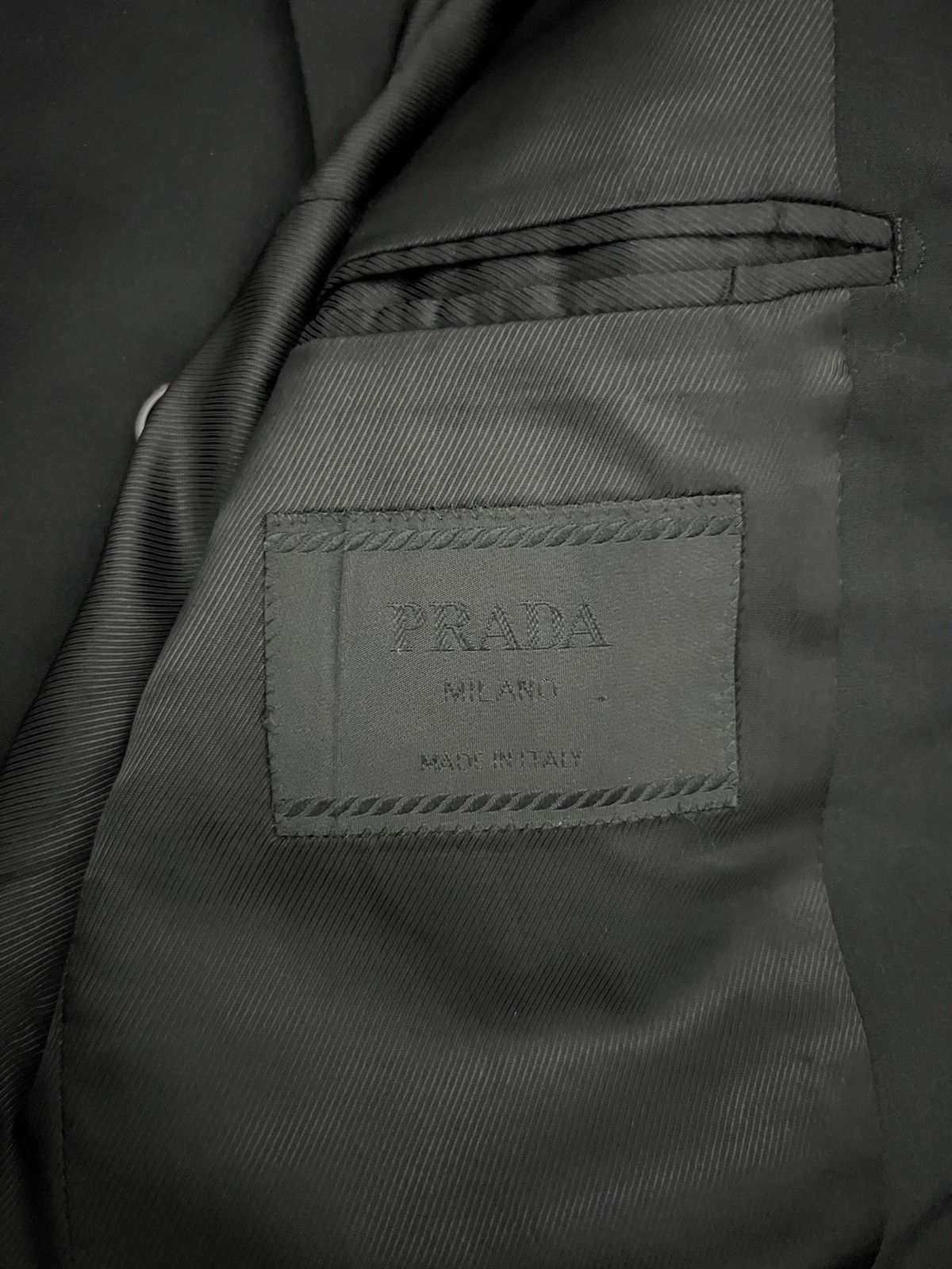Prada Prada - Wool Single Breasted Blazer Size 48R - 9 Thumbnail