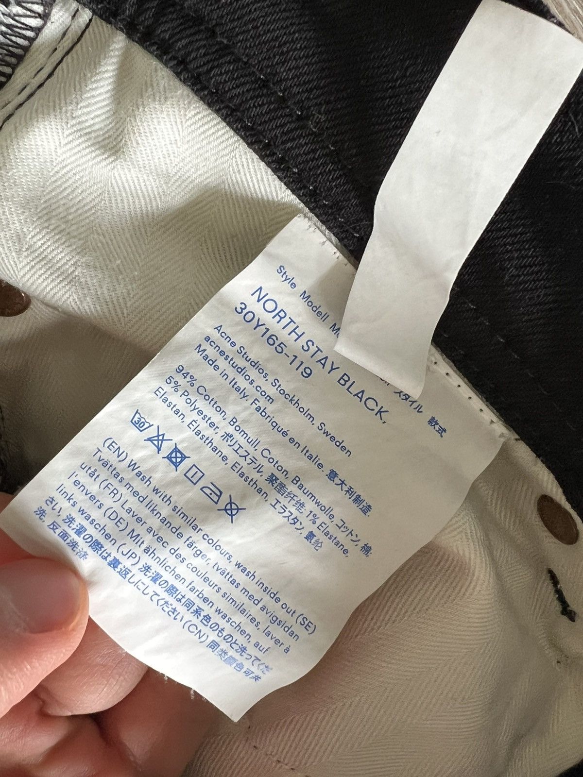 Acne Studios North Stay Bla Konst jeans