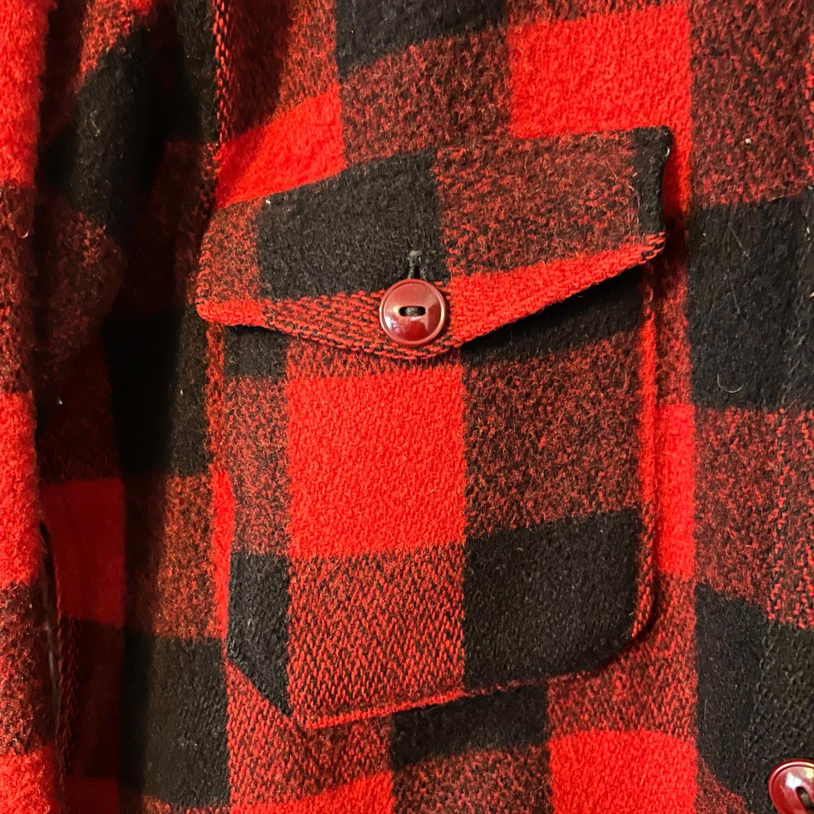 Woolrich Woolen Mills 1940s Woolrich Red Buffalo Plaid Shirt Size US L / EU 52-54 / 3 - 2 Thumbnail