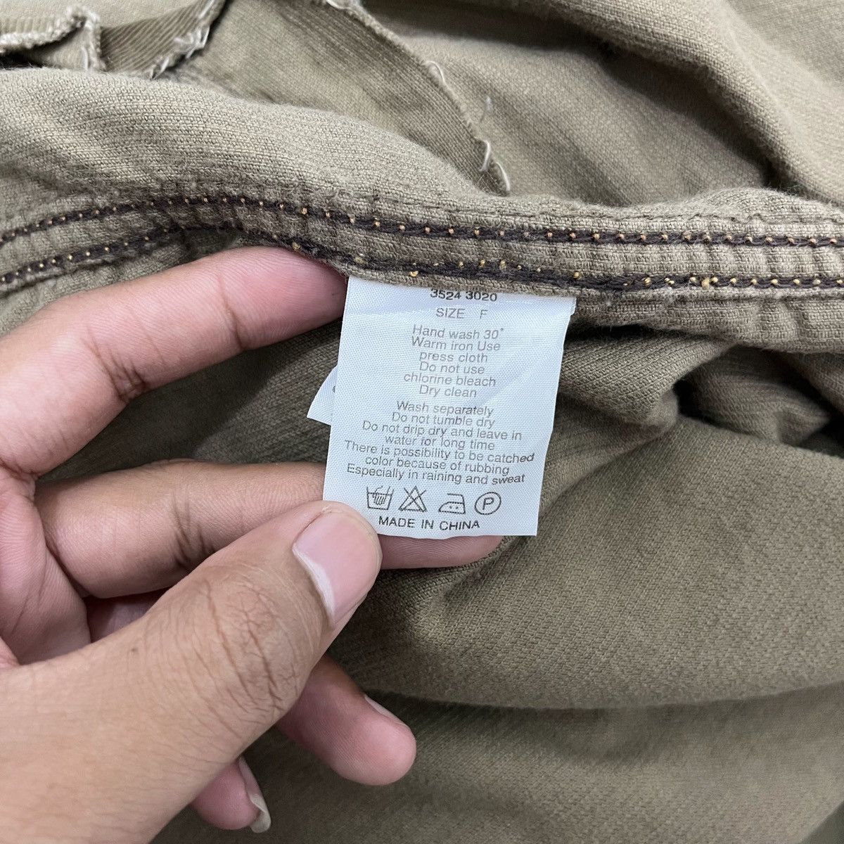 GOA Genuin Vintage GOA - Distressed Corduroy Wested ShirtStudded Size US M / EU 48-50 / 2 - 13 Thumbnail