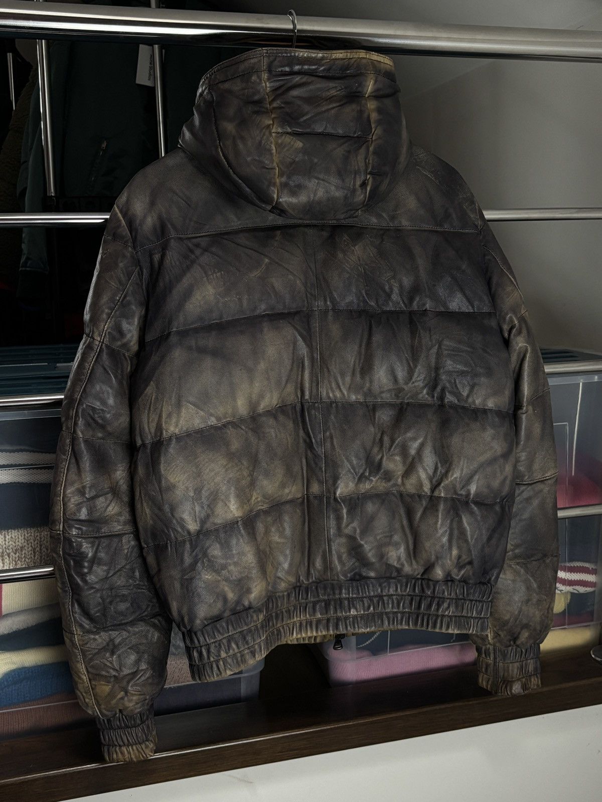 Dolce & Gabbana Dolce & Gabbana Lambskin Leather Down Vintage Jacket Rare Size US L / EU 52-54 / 3 - 8 Thumbnail