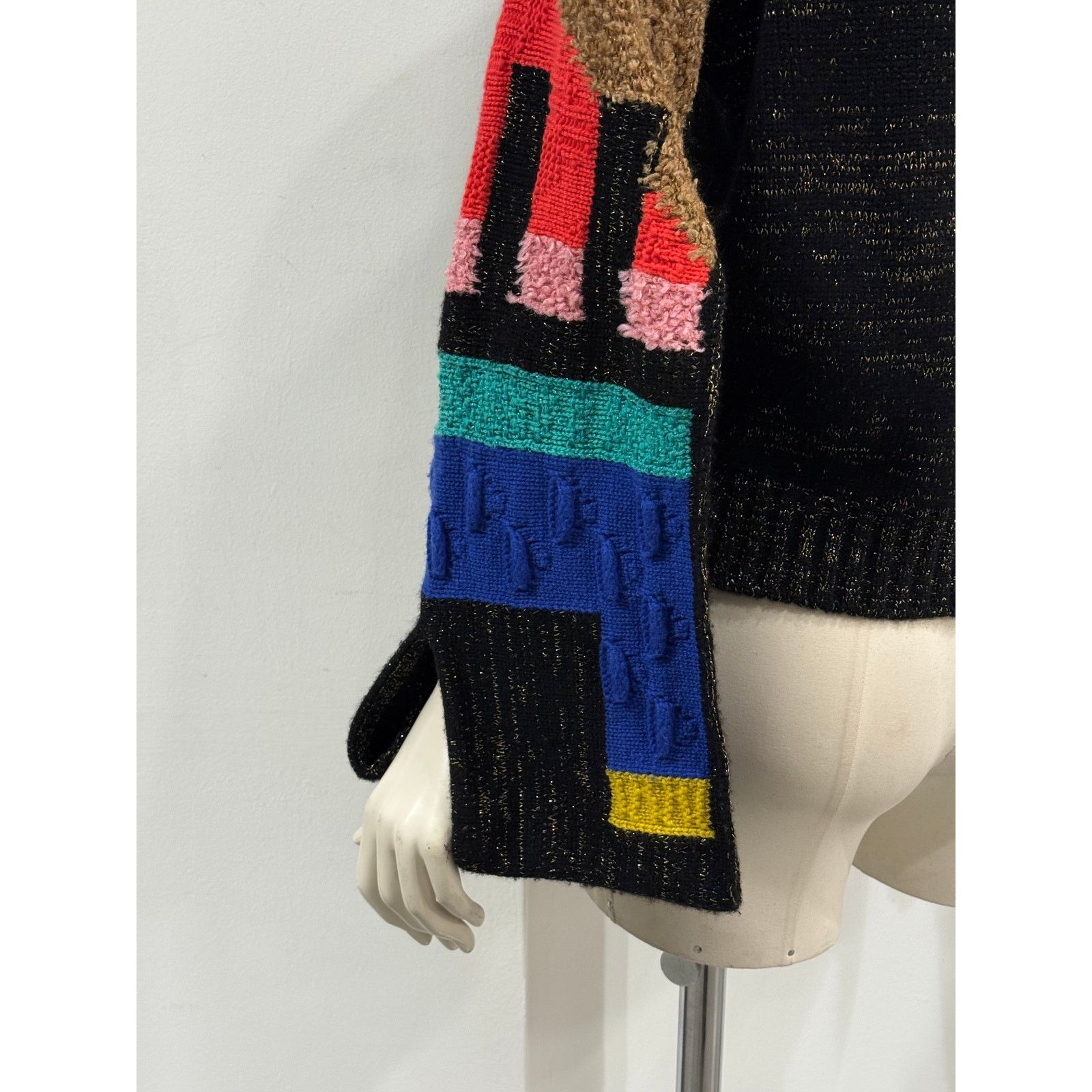 Chanel F/W1994 Chanel geometric color-block intarsia sweater Size S / US 4 / IT 40 - 7 Thumbnail