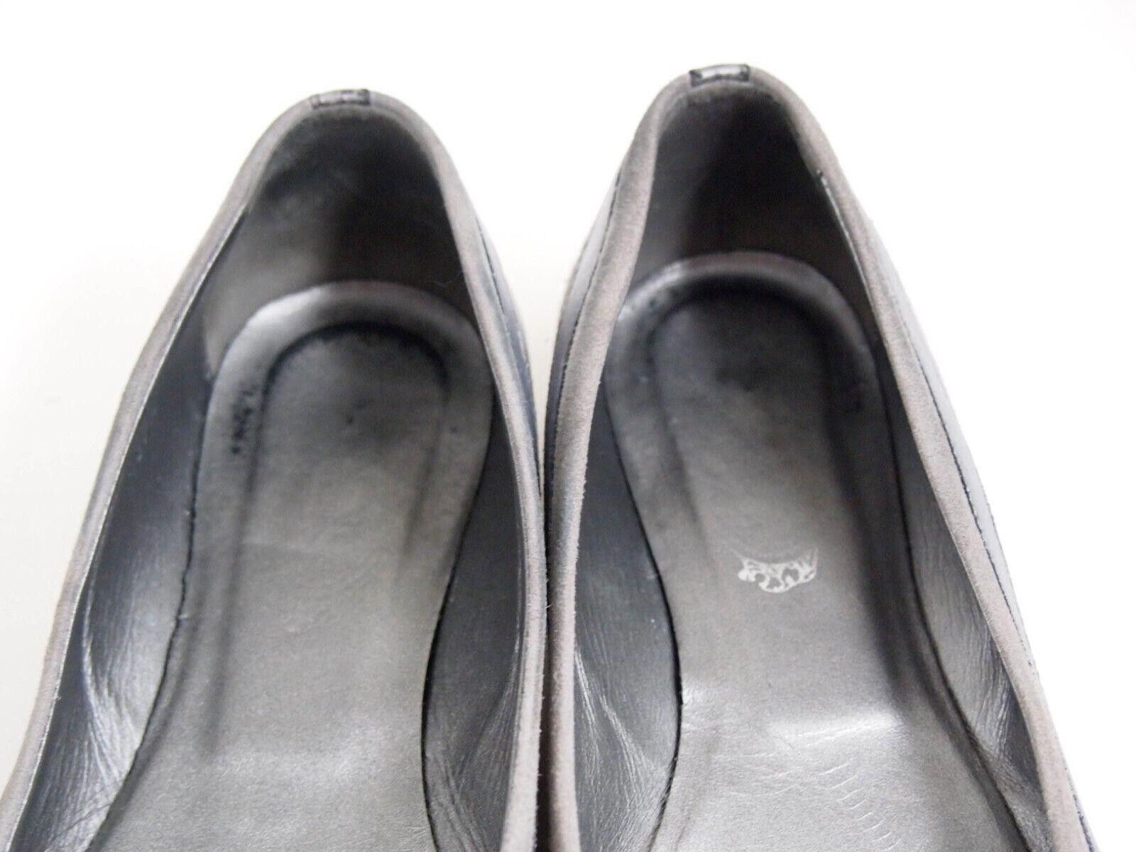 Tod's Tod's Ballet Flats Gray Silver Suede Leather EU 37.5 US 7.5 Size US 7.5 / IT 37.5 - 5 Thumbnail