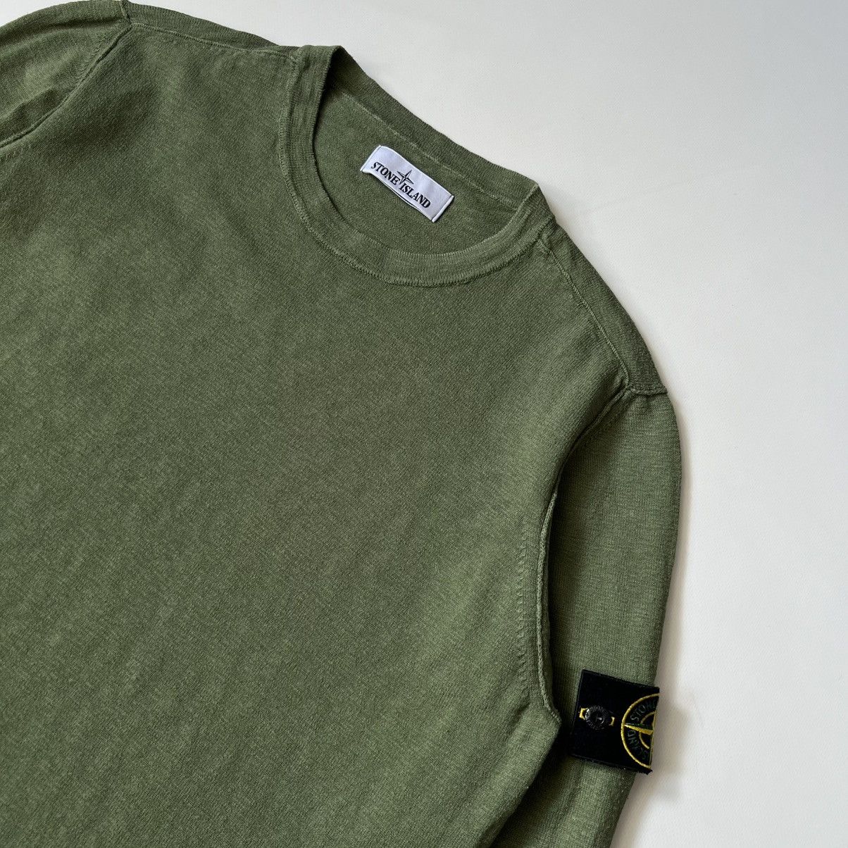 Stone Island Stone Island Round neck cotton sweater SS22 Size US L / EU 52-54 / 3 - 2 Thumbnail