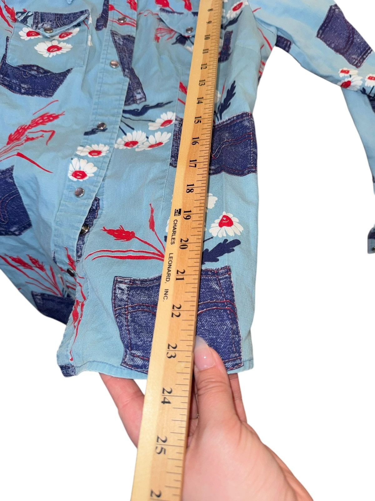 JCPenney VTG 90s JCPenny Western wear women pearl snap all over graph Size S / US 4 / IT 40 - 5 Thumbnail