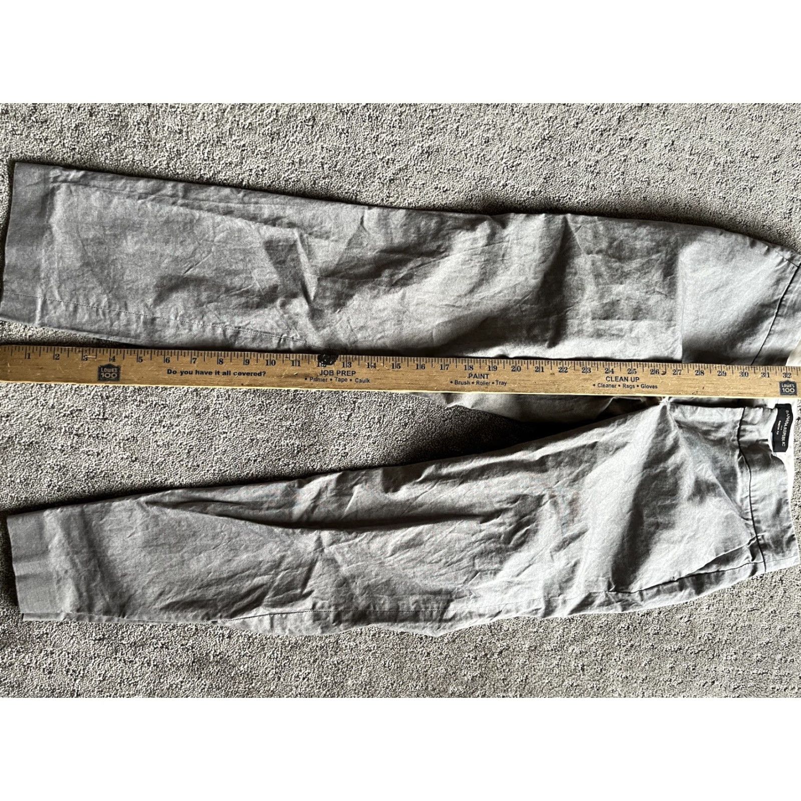 Banana Republic Banana Republic Dress Pants Martin-Fit Womens Gray Solid Size 0 Wool Business Workwear Casual Pants Straight Inseam 25in Womens Size 25" / US 0 / IT 36 - 6 Thumbnail