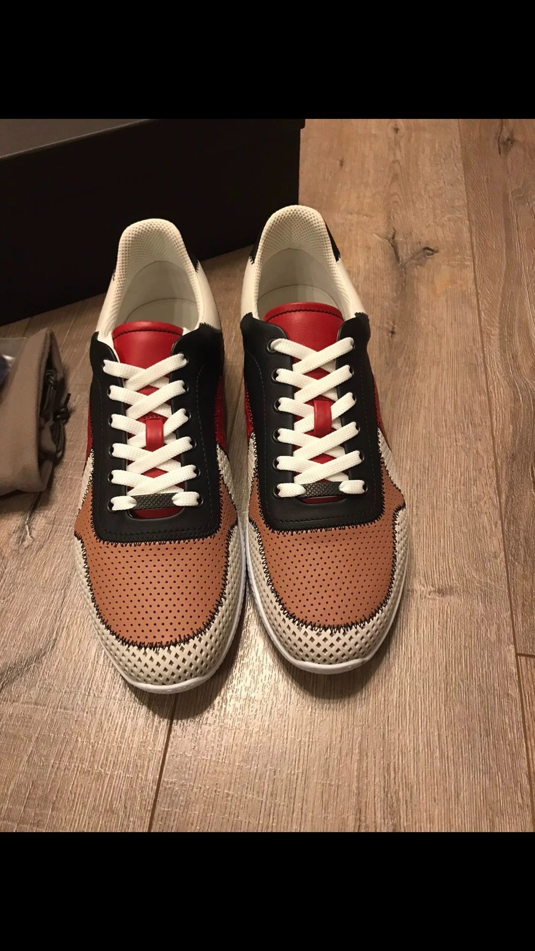 Bottega Veneta Bottega Veneta 41 (偏大) leather colorblock topstitch sneakers Size US 8 / EU 41 - 3 Thumbnail